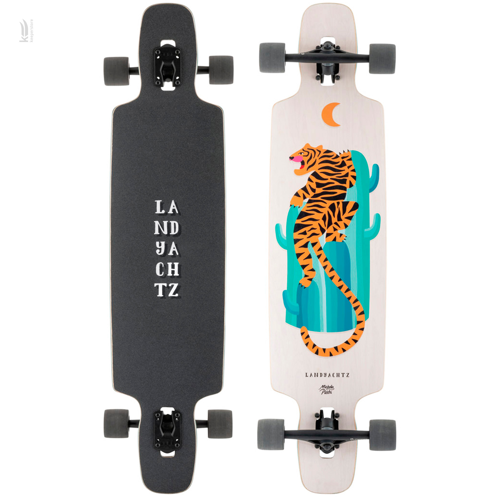 Symmetrical скейт Landyachtz Drop Carve Desert Tiger