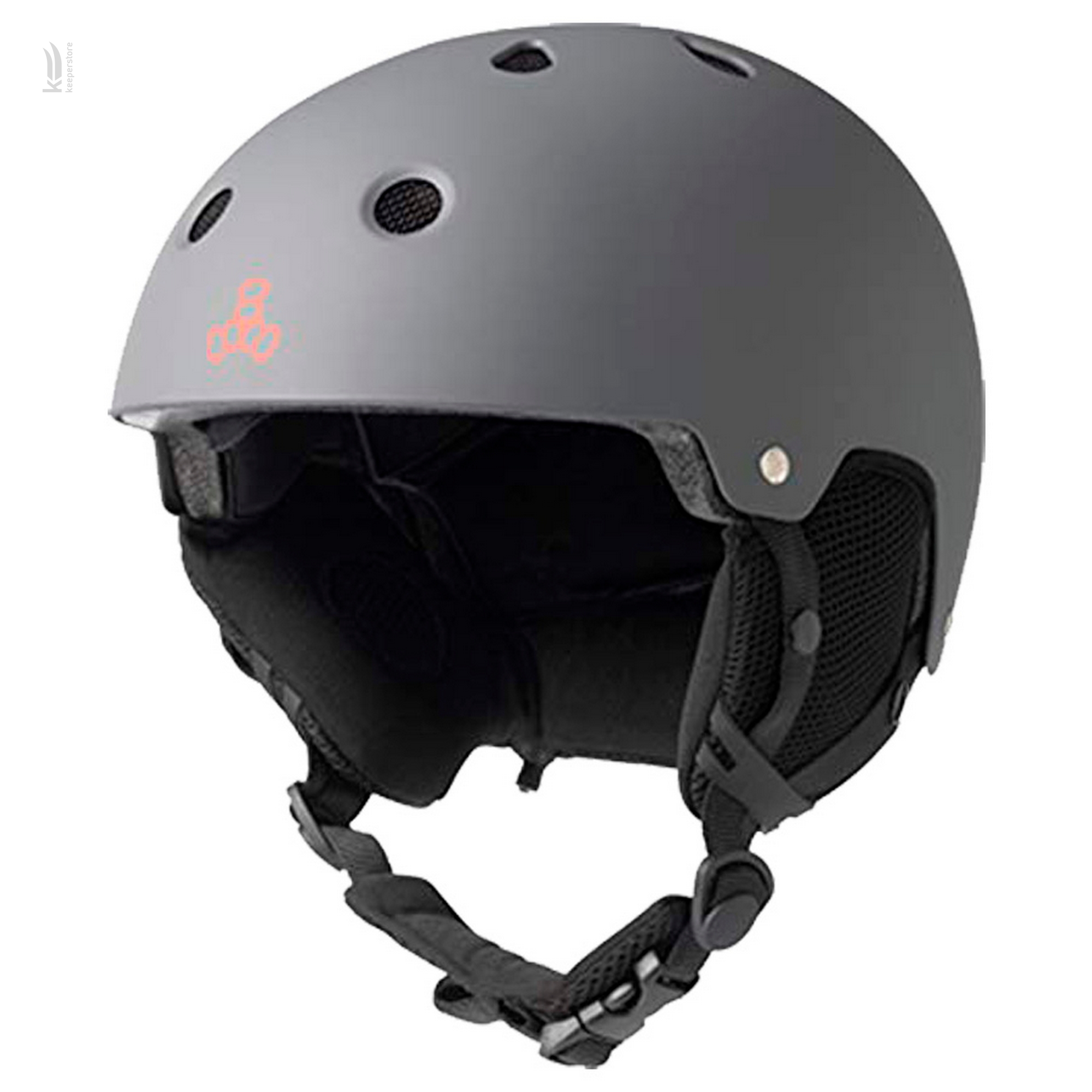 Шлем с вентиляцией Triple8 Audio Snow Helmet Gun (S/M)