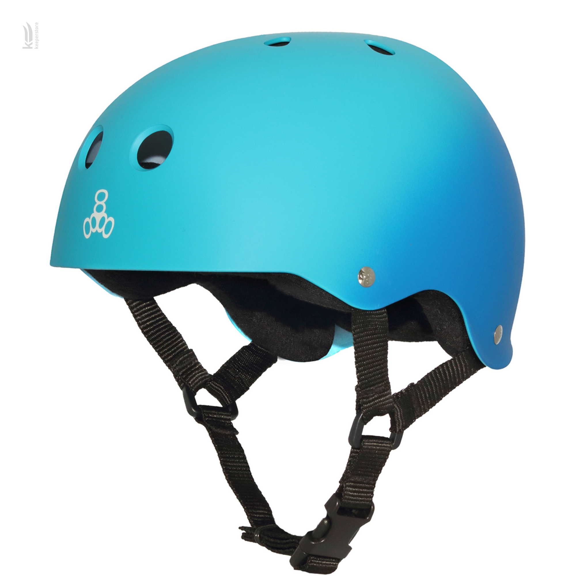 Купить шлем котелок для велосипеда Triple8 Sweatsaver Helmet Blue Fade (S) в Киеве