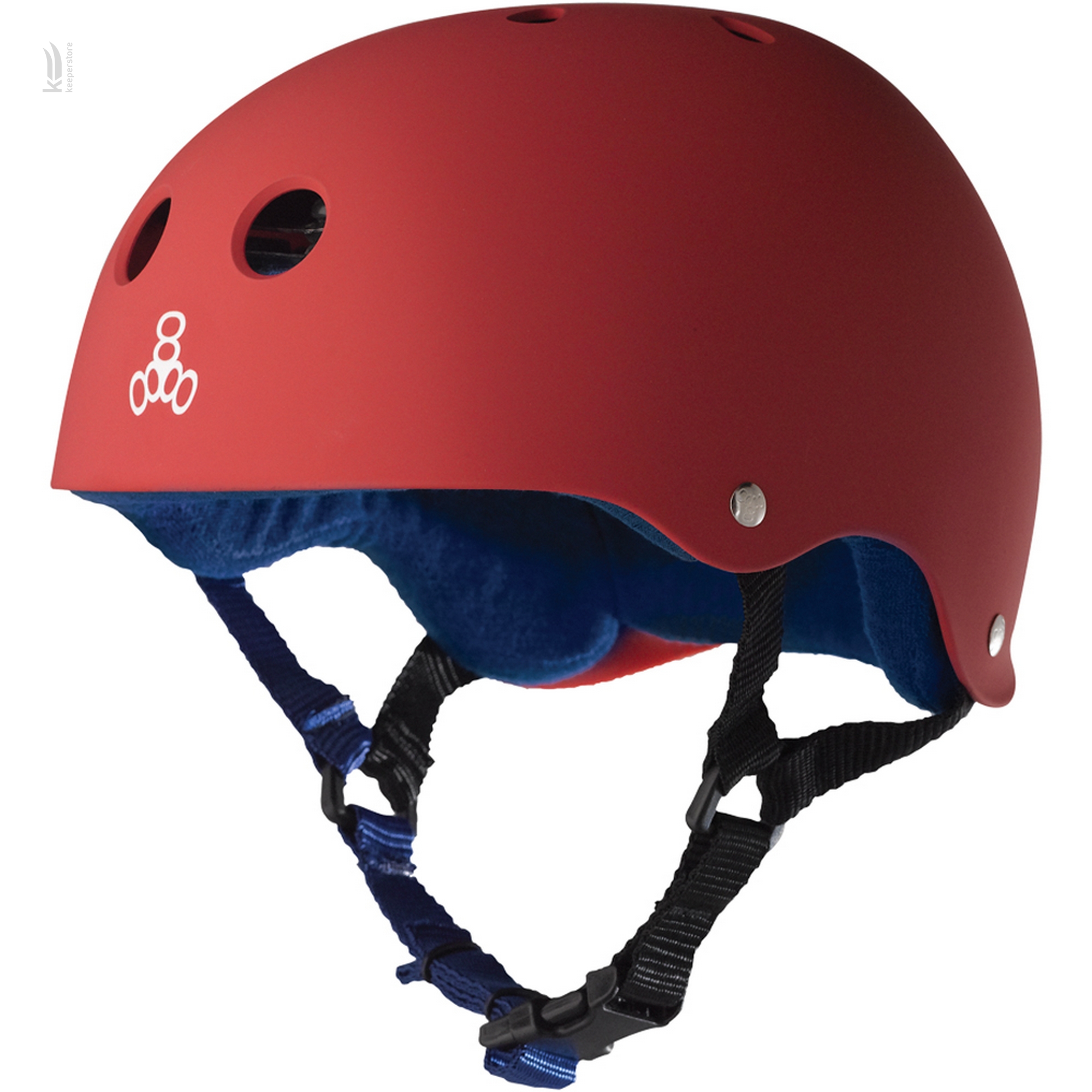 Велосипедний шолом Triple8 Sweatsaver Helmet United Red (S)