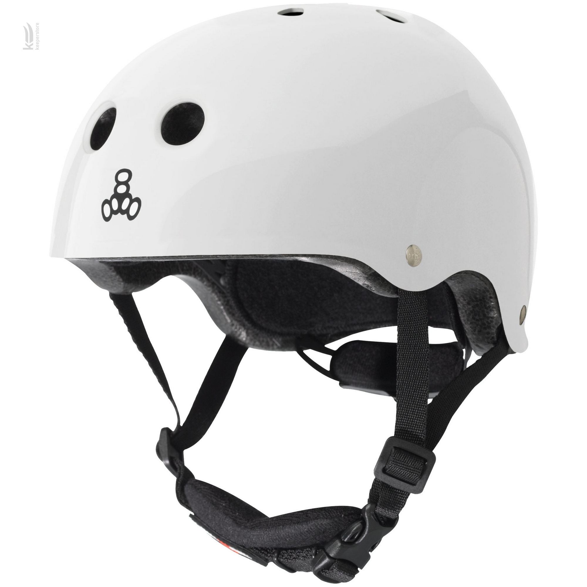 Шлем котелок для велосипеда Triple8 Lil 8 White