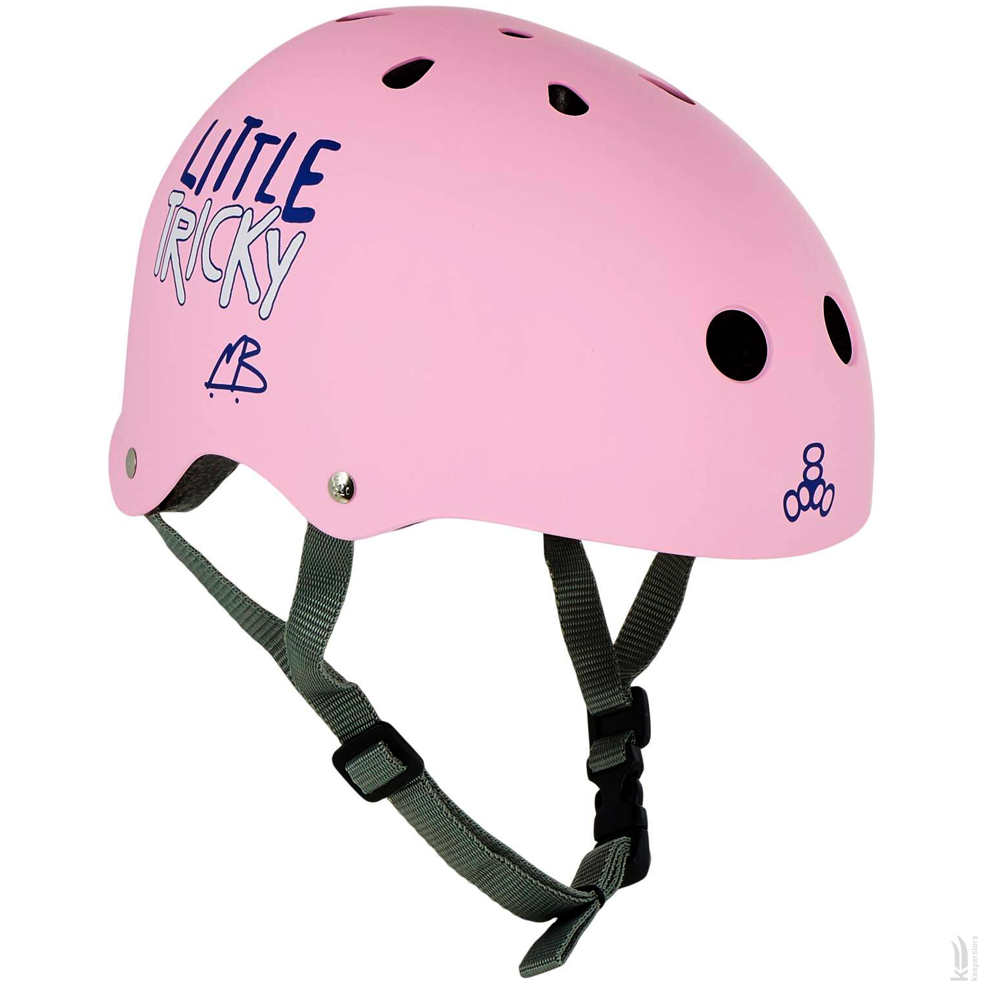в продаже Шлем Triple8 Little Tricky Pink Rubber - фото 3