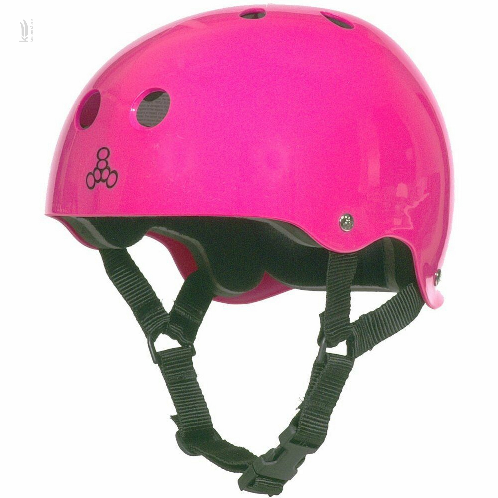 Розовый защитный шлем Triple8 Standard Helmet Pink