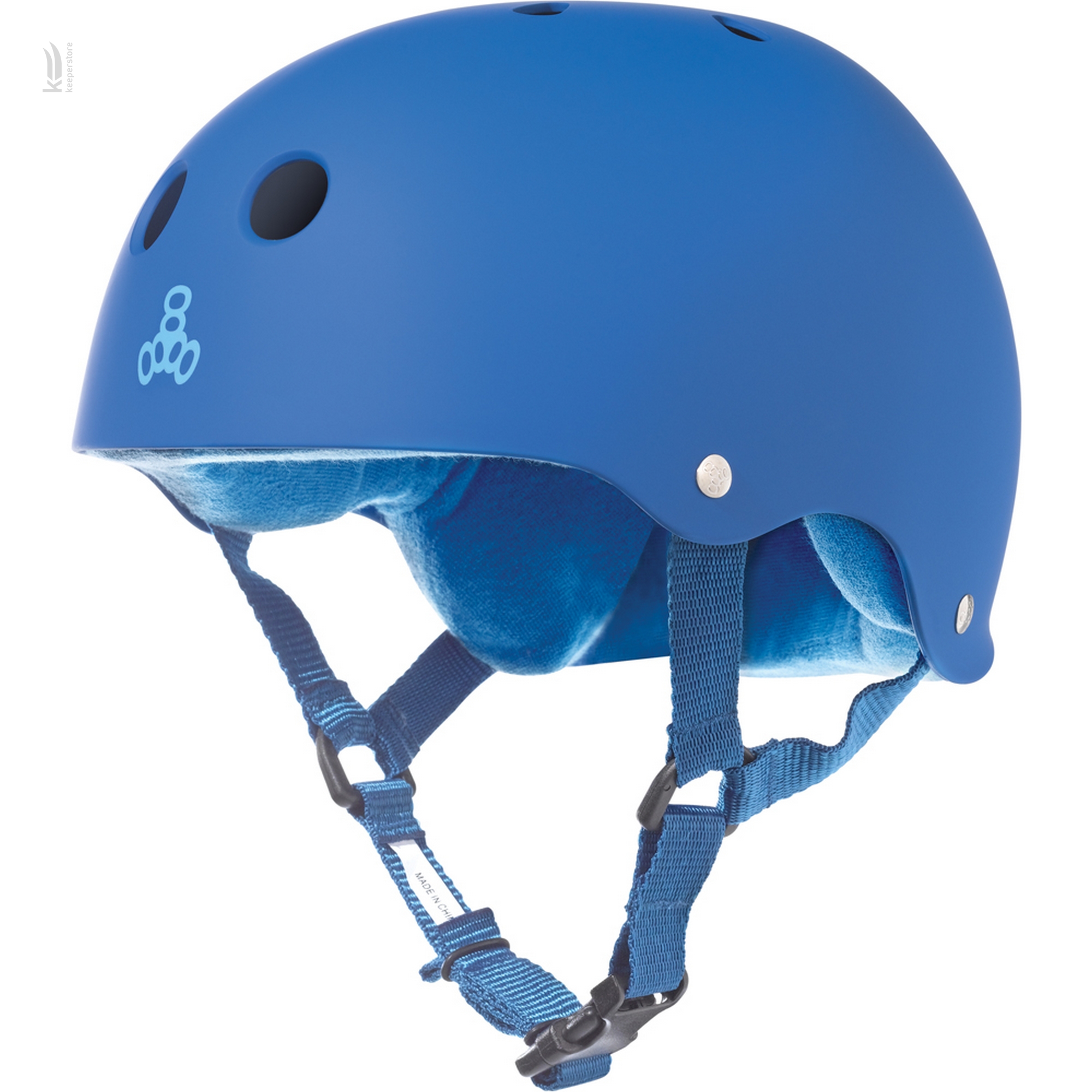Детский шлем для роликов Triple8 Sweatsaver Helmet Royal Blue (XS)