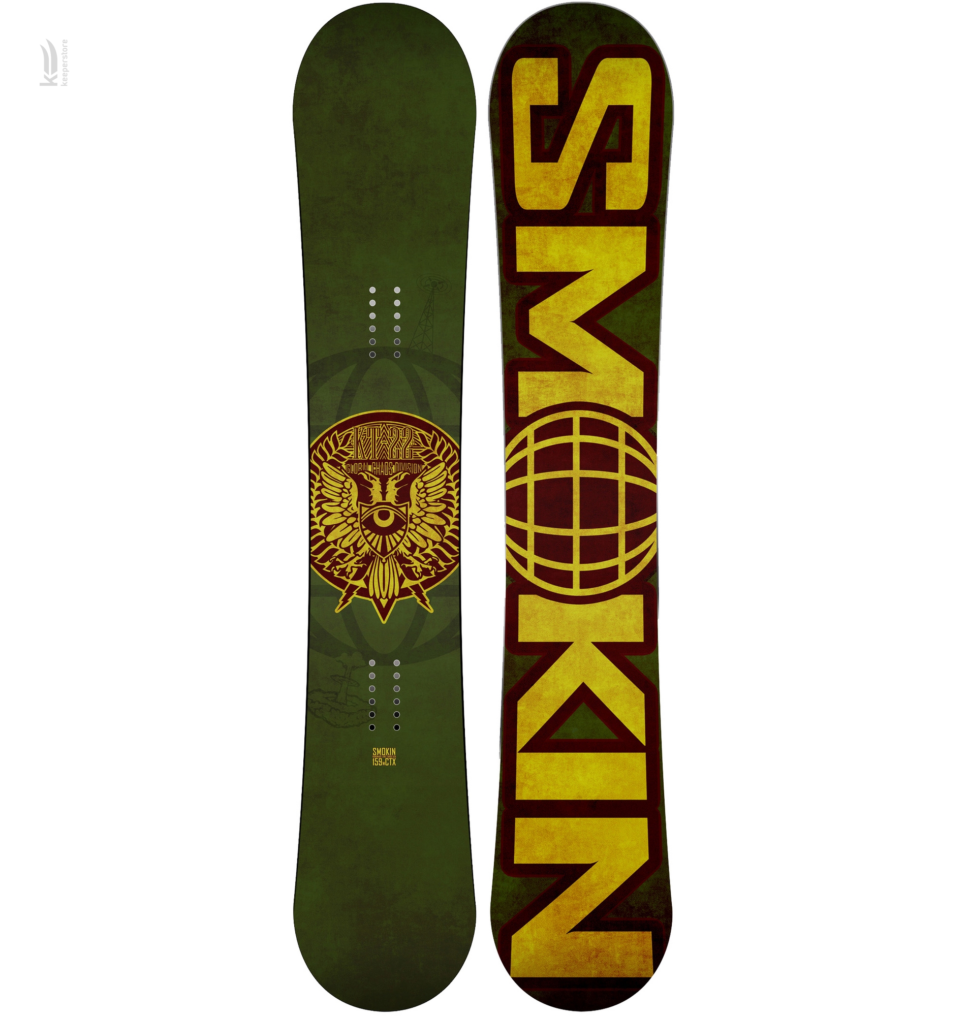 Отзывы сноуборд для фрирайда Smokin KT-22 CTX CLASH Rocker (162) в Украине