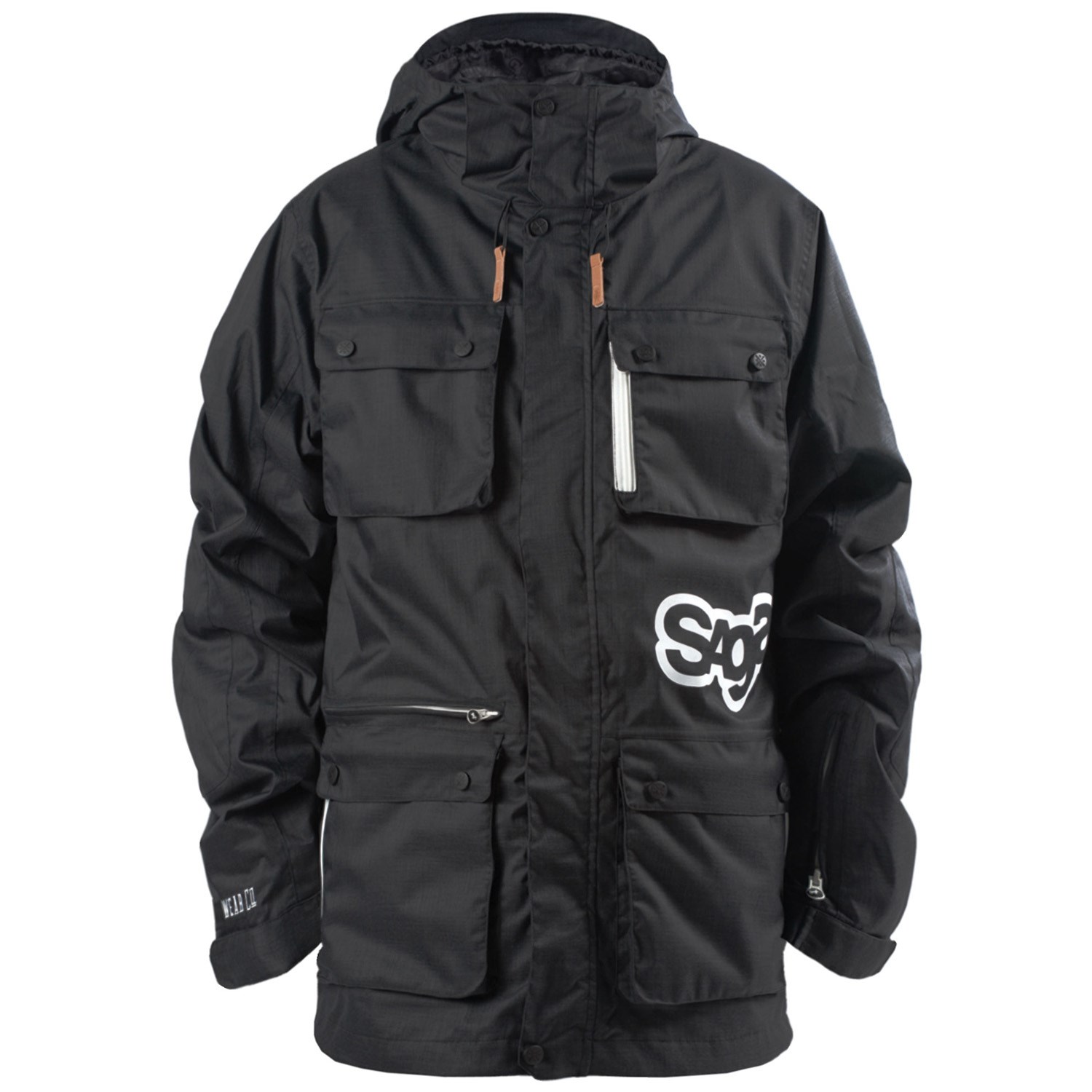 Чоловіча куртка для сноуборду Saga Anomie 2L Jacket Reaper Black (M)