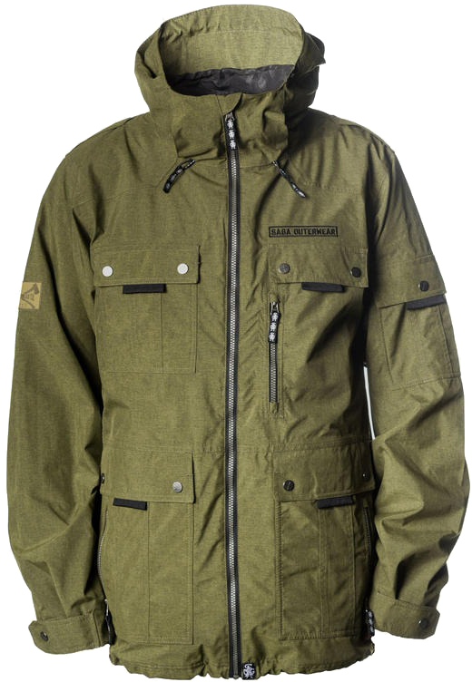 Непромокаемая куртка Saga Fatigue Jacket Olive (XL)