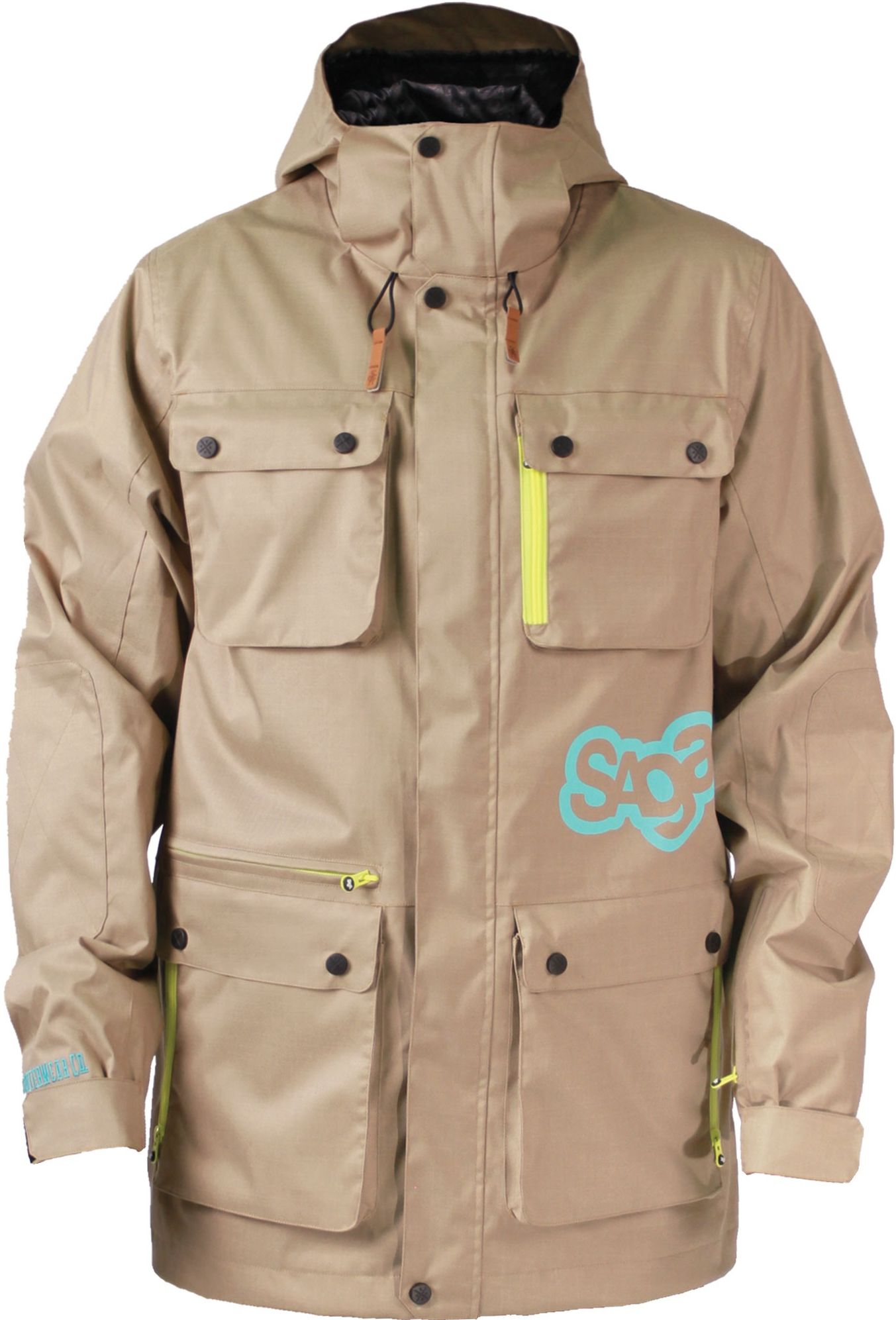 Мужская куртка для сноуборда Saga Anomie 2L Beaver Fur 2015 (S)