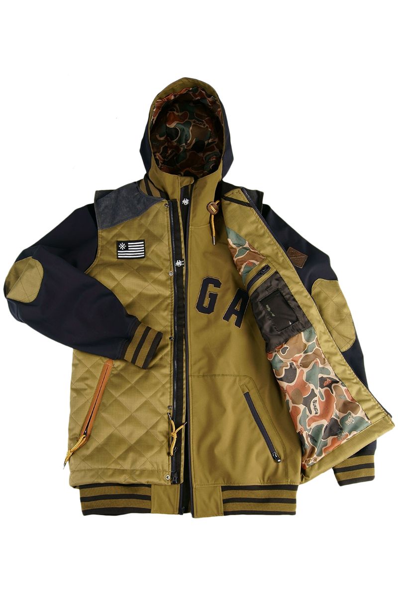 Мужская куртка для сноуборда Saga Puff Vest & Poly Combo The General 2016