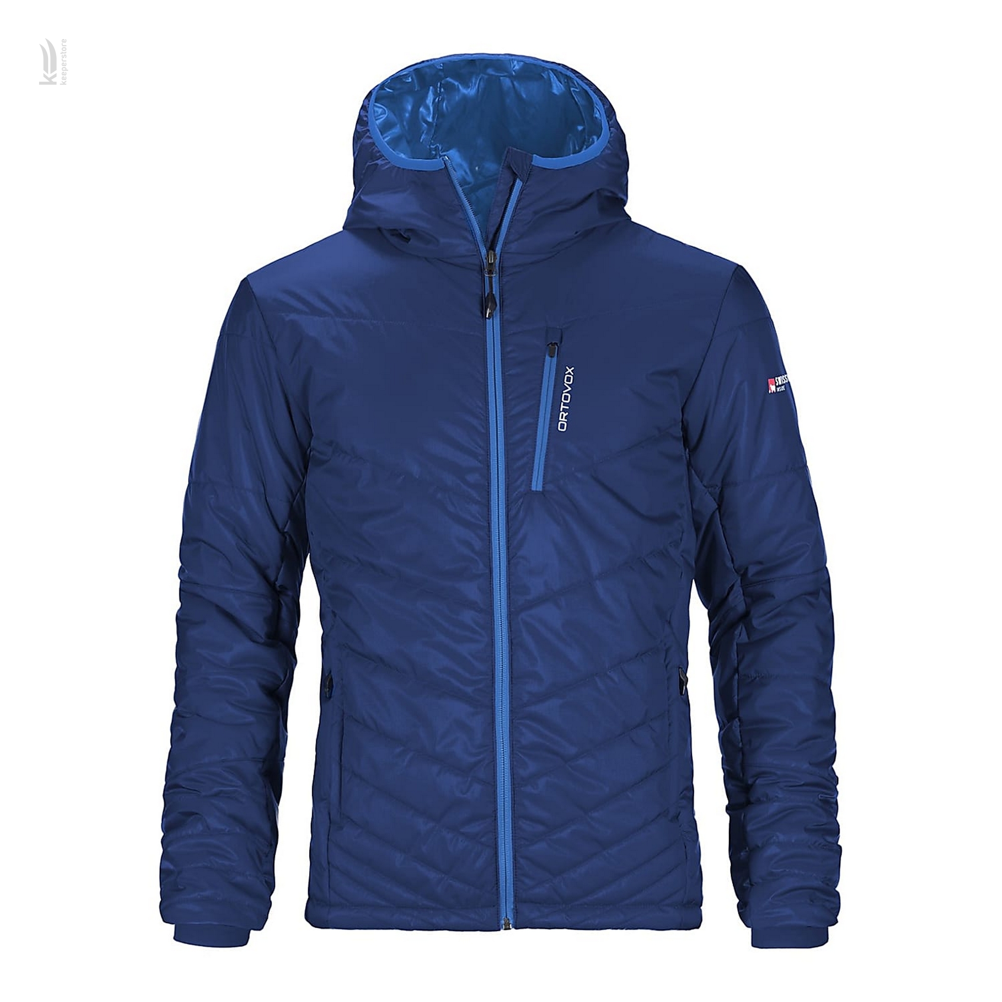 Куртка для скитура Ortovox Swisswool Piz Bianco Jacket Strong Blue M