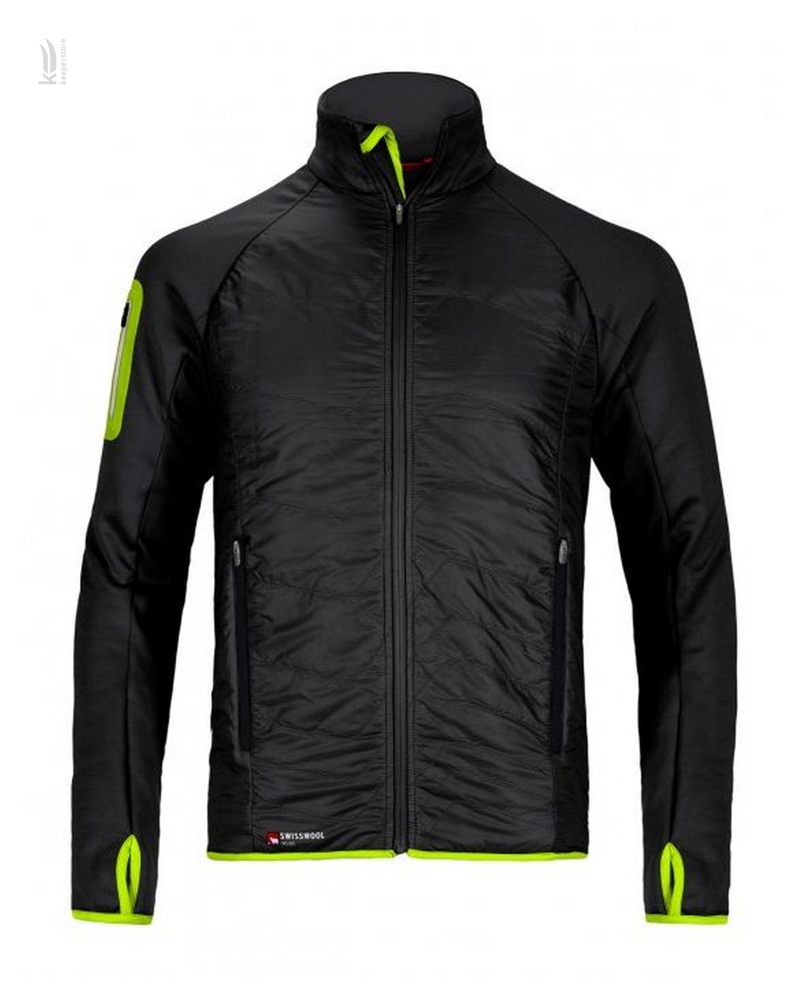 Куртка для альпінізму Ortovox Swisswool Hybrid Black Raven M (M)