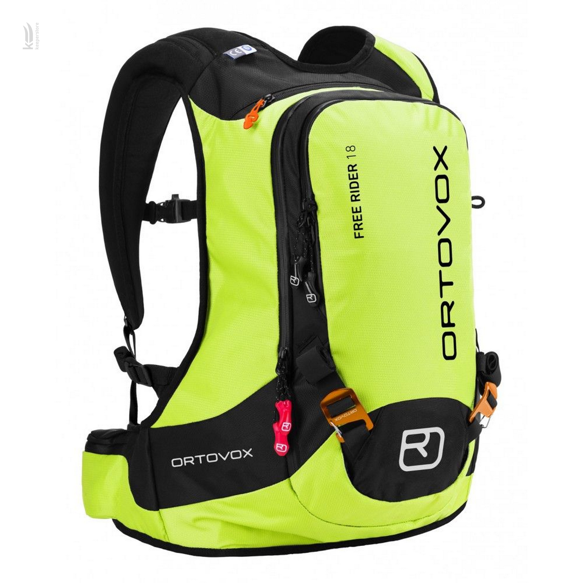 Зелений рюкзак Ortovox Free Rider 18 Happy Green