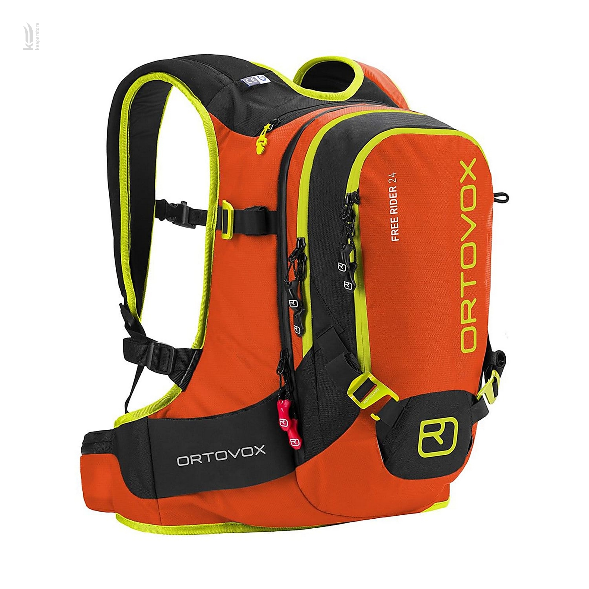 Помаранчевий рюкзак Ortovox Free Rider 24 Crazy Orange