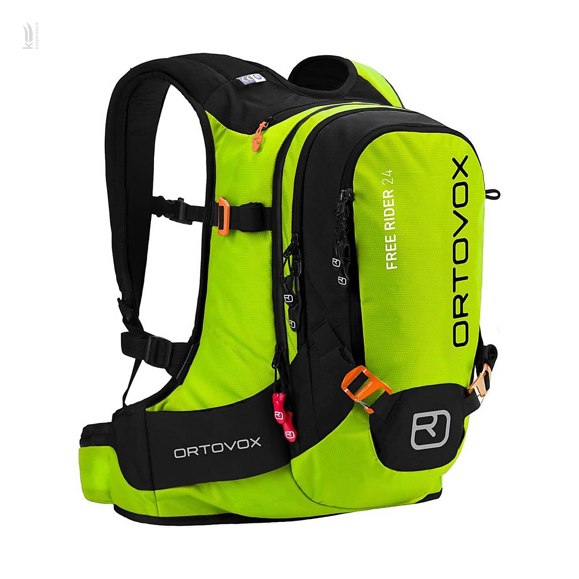 Зелений рюкзак Ortovox Free Rider 24 Happy Green