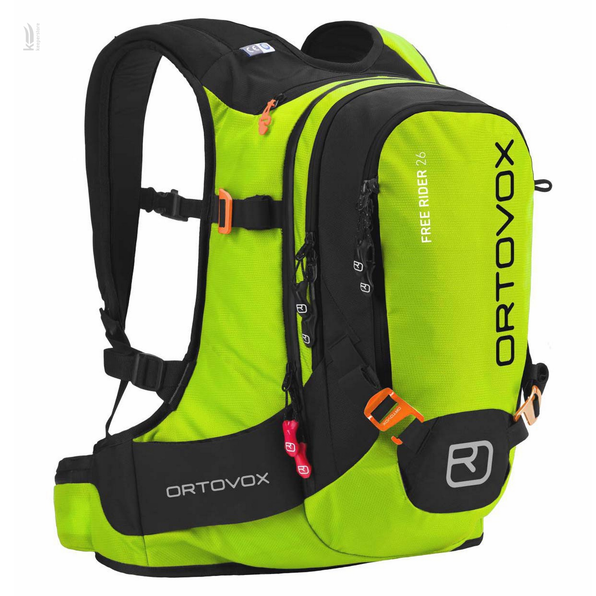 Зелений рюкзак Ortovox Free Rider 26 Happy Green
