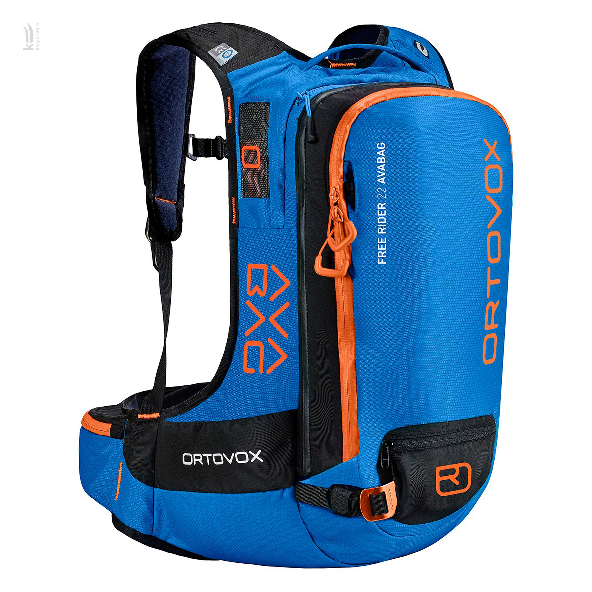 Рюкзак для скітура Ortovox Free Rider 22 Avabag Safety Blue