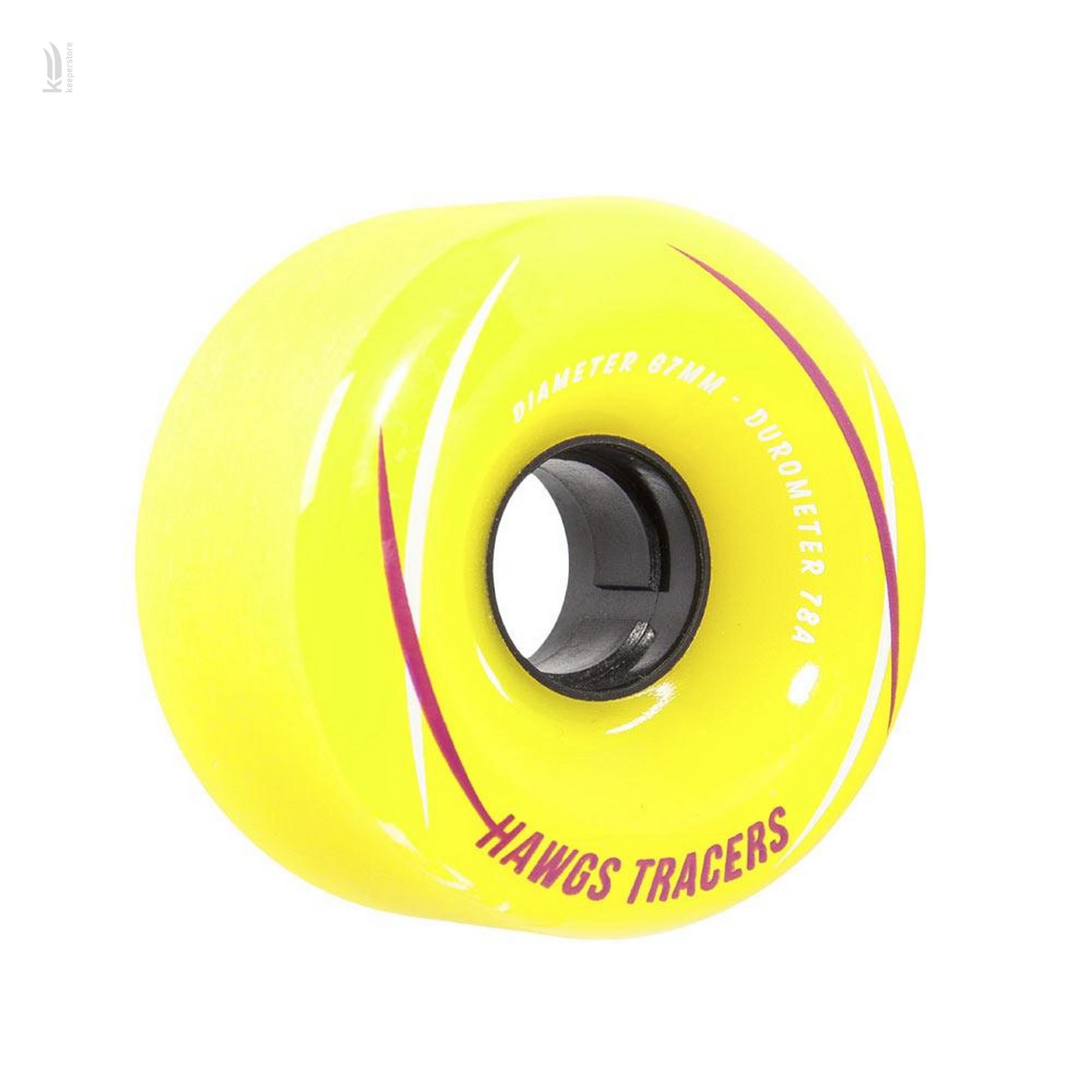 Колесо для скейта и лонгборда Landyachtz Tracer Hawgs 67Mm - Yellow 78A