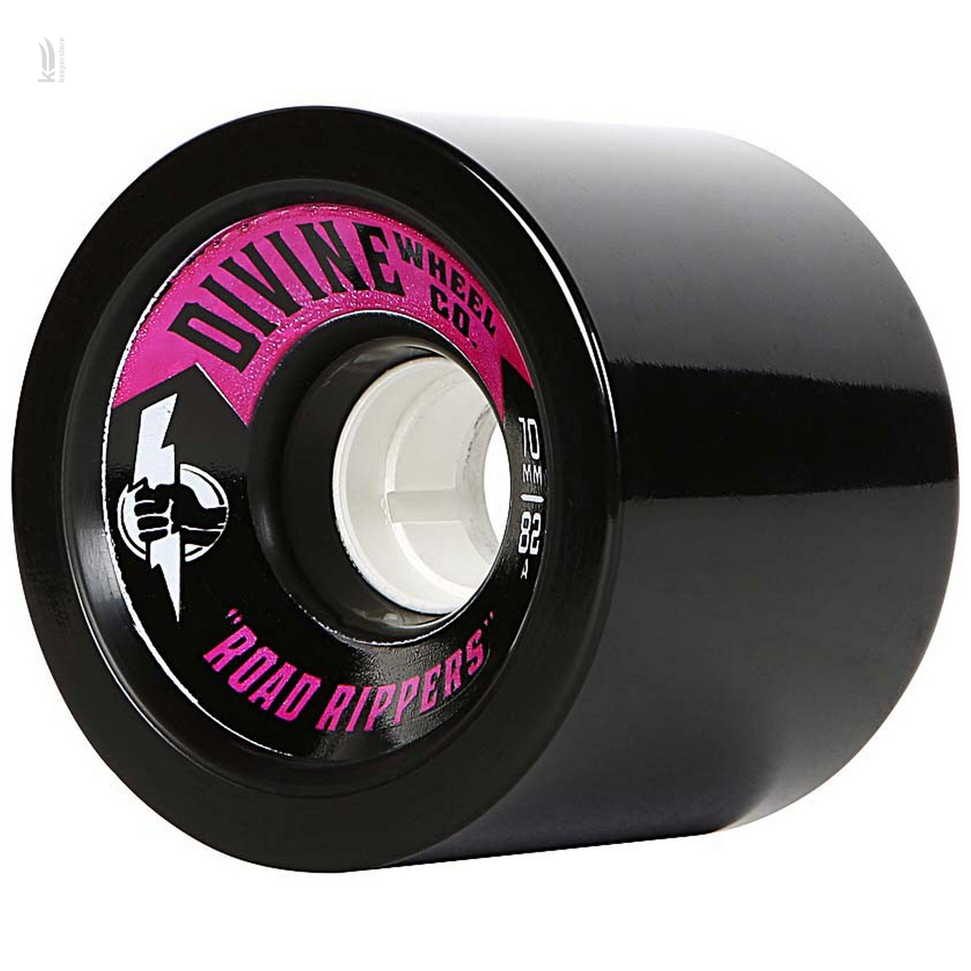 Характеристики колесо для скейта и лонгборда Divine Road Rippers Black 70Мм/82A