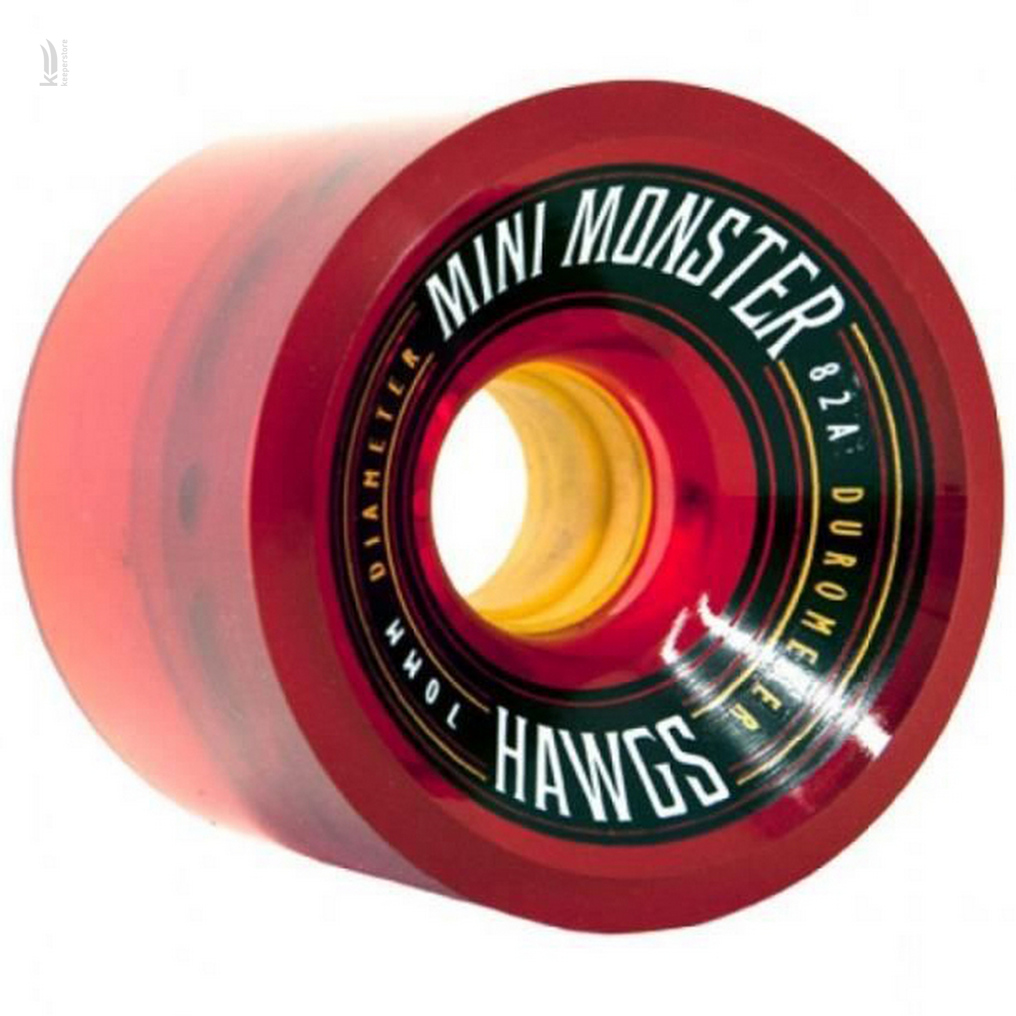 Landyachtz Mini Monster Hawgs 70Mm - Clear Red 82A