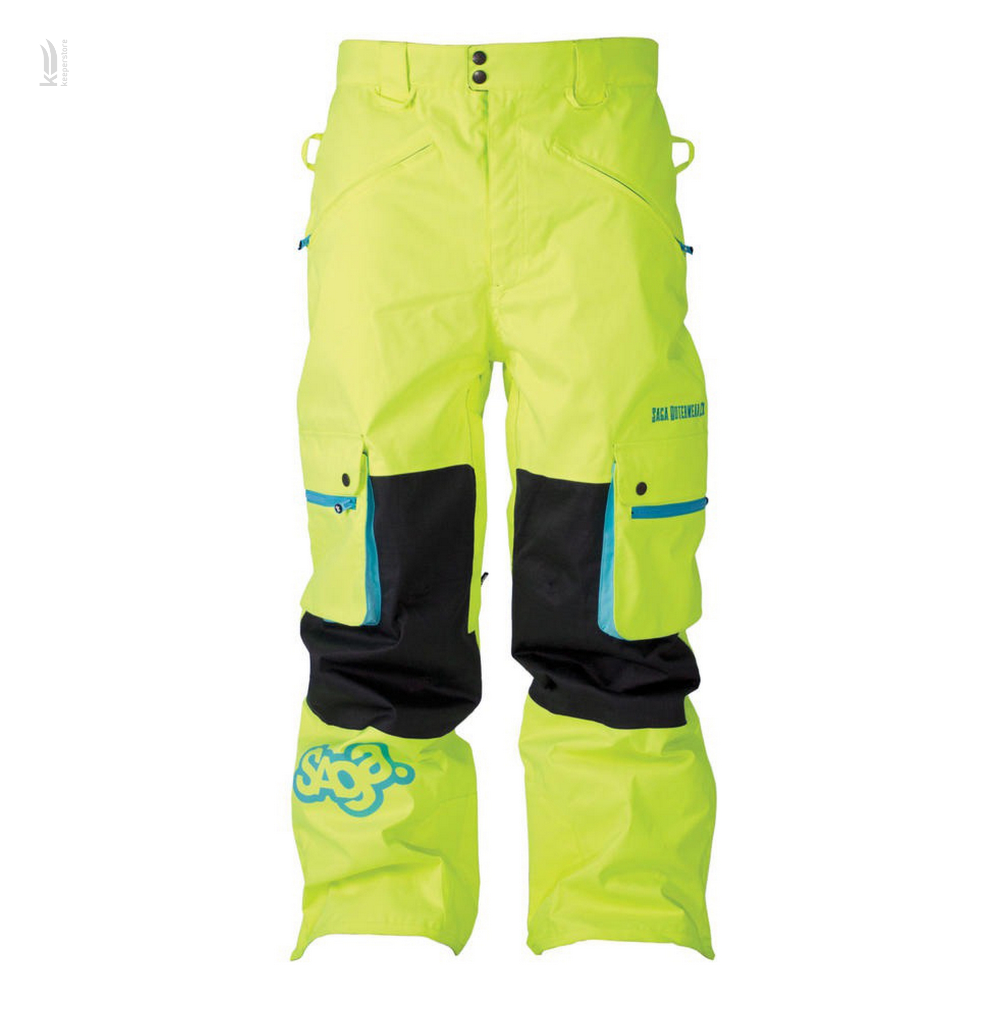 Лыжные штаны Saga Anomie 2L Pant Flux Yellow