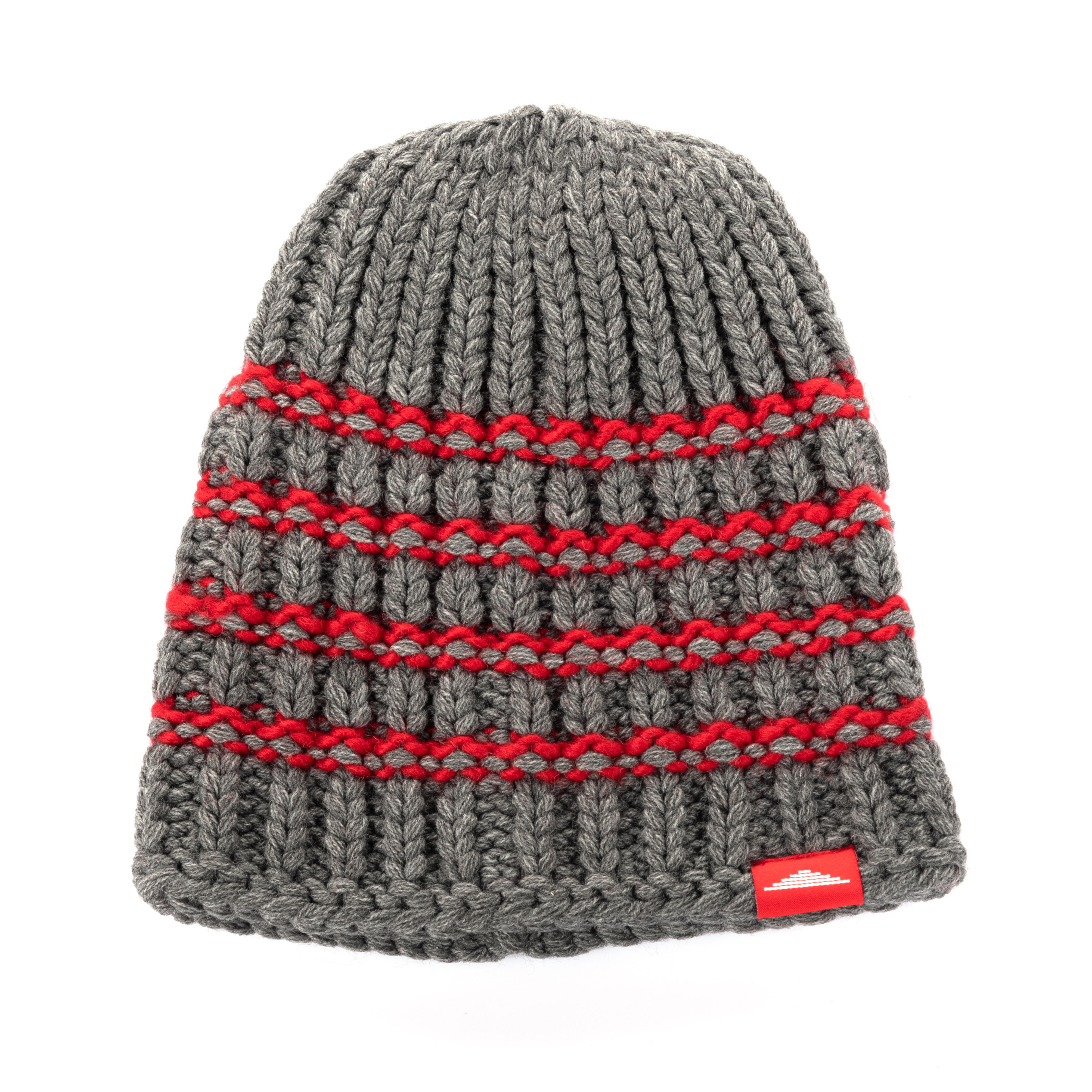 Зимняя шапка Discrete Amper Gray-Red