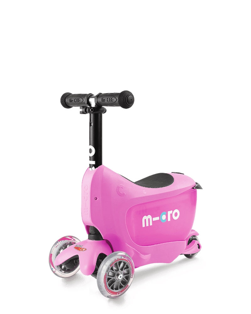 Самокат для ребенка 1 год Micro Mini2go Deluxe Pink