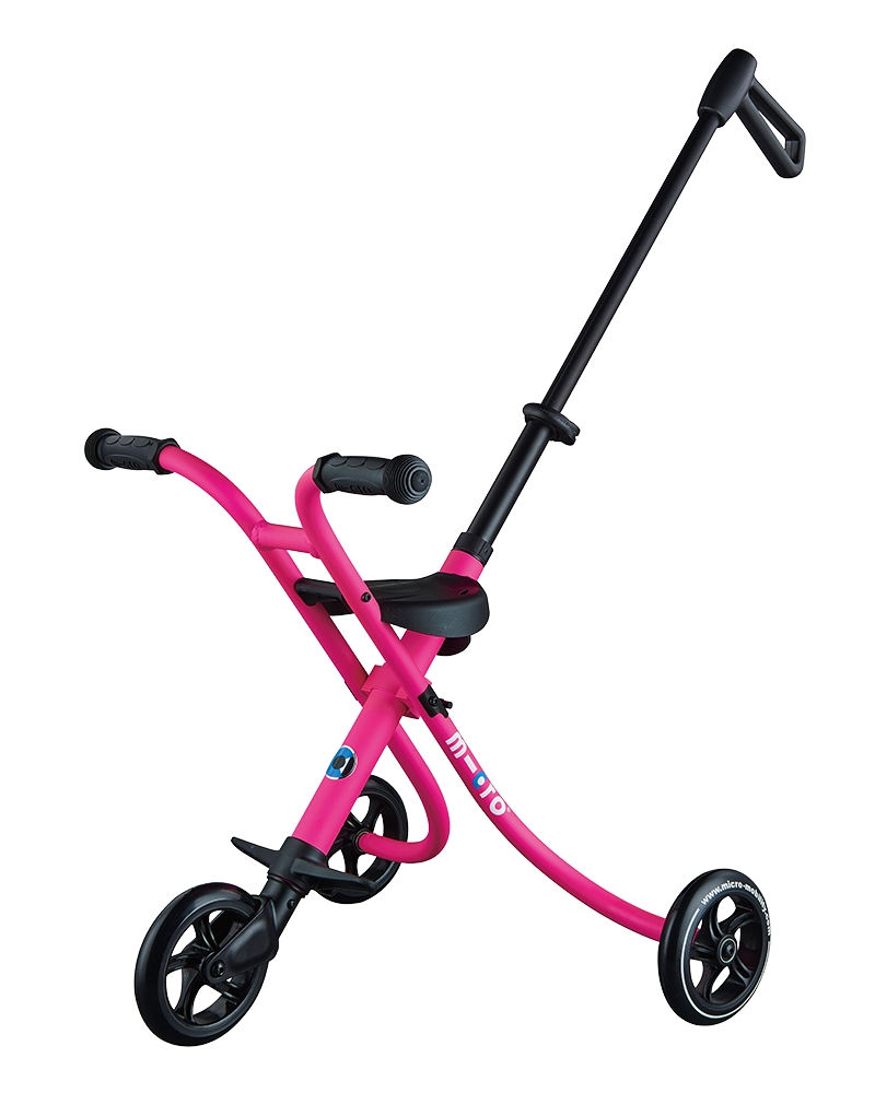 Самокат для ребенка 2 года Micro Trike XL Shocking Pink