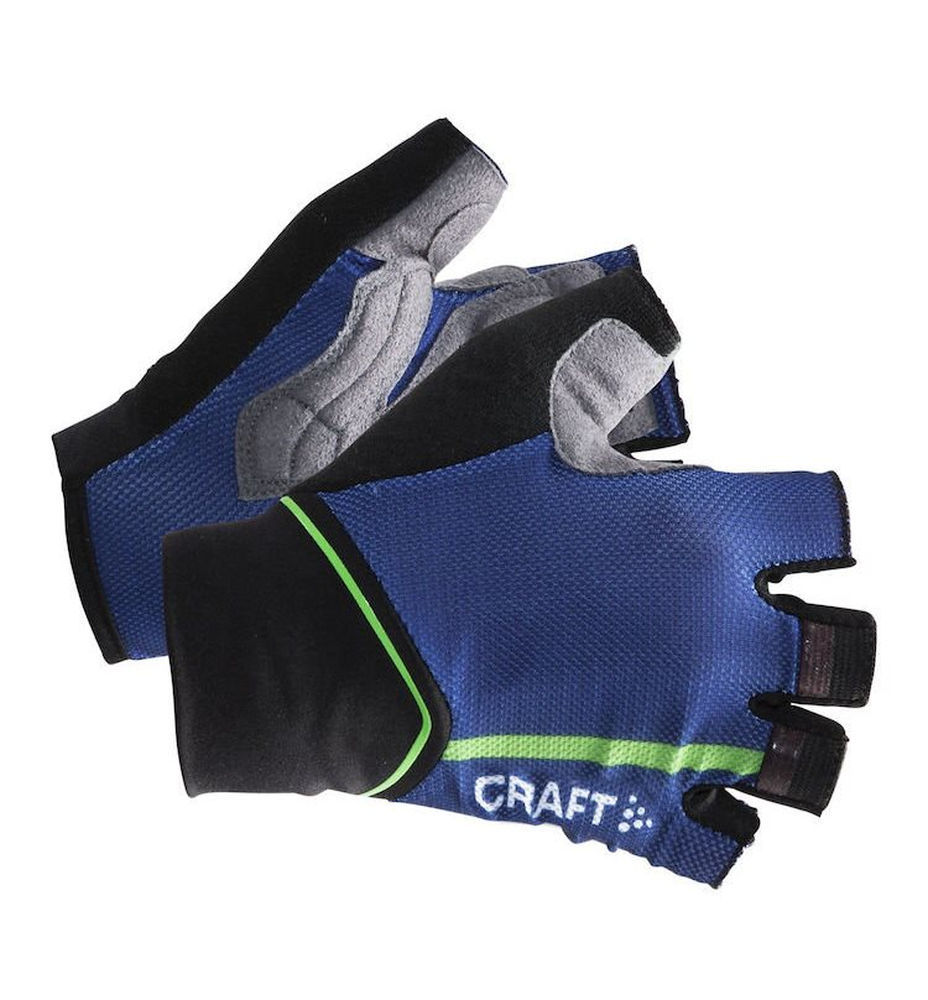 Велоперчатки Craft Puncheur Gloves Atlantic/Black/Gecko