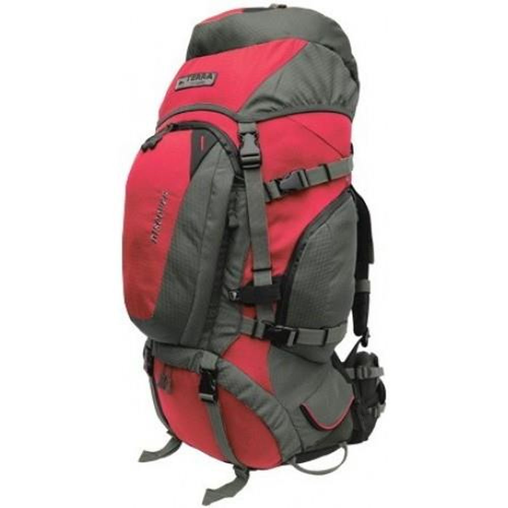 Рюкзак з кріпленням для сноуборду Terra Incognita Discover 70L Красный