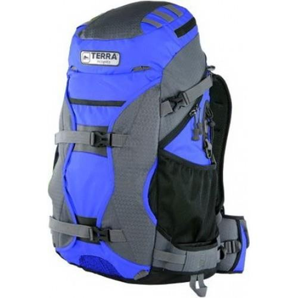 Рюкзак з кріпленням для сноуборду Terra Incognita Nevado 50L Синий