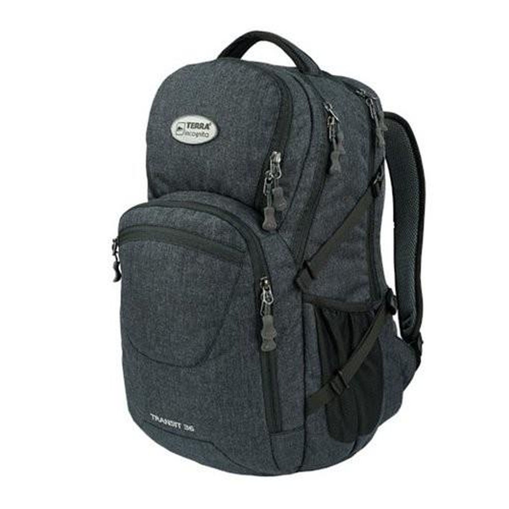 Туристический рюкзак с отделением для ноутбука Terra Incognita Transit 36L Темно-Серый