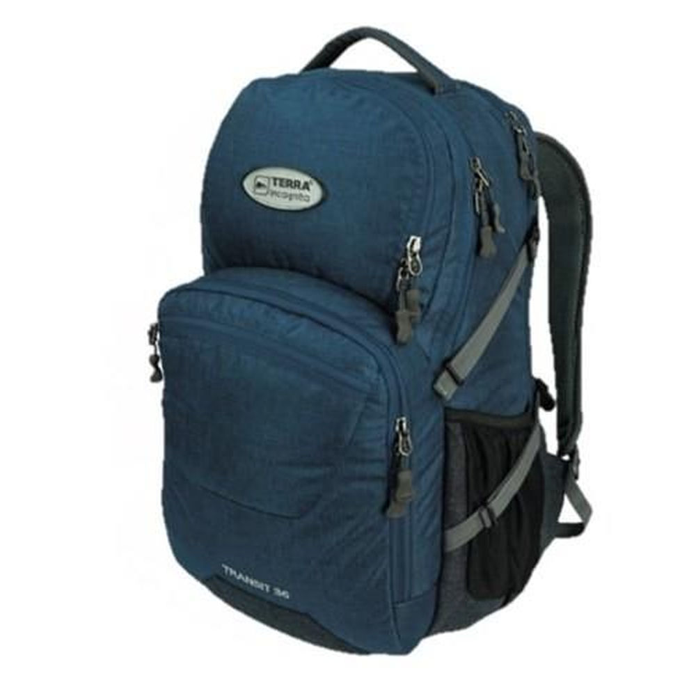 Туристический рюкзак с отделением для ноутбука Terra Incognita Transit 36L Темно-Синий