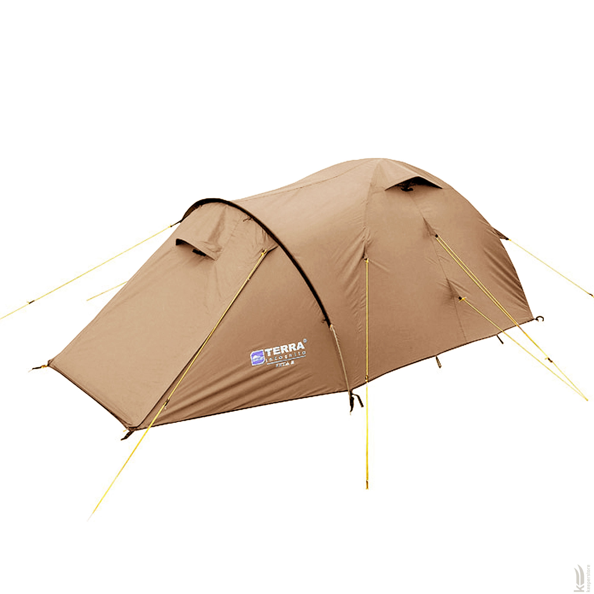 Terra Incognita Zeta 2+1 Песочный - фото 2 Палатка Terra Incognita Zeta 2+1 Песочный цена 3560.00 грн - фотография 2