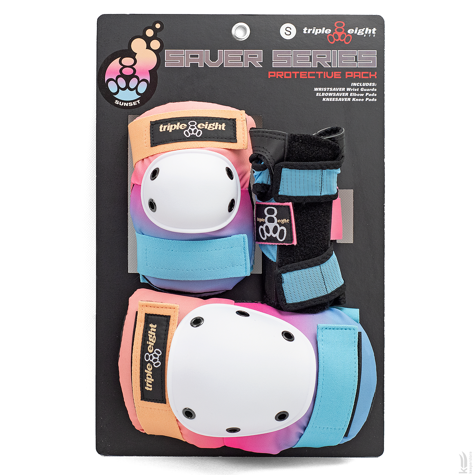 Triple8 Saver Series 3-Pack Sunset (Jr) - фото 2 Комплект захисту Triple8 Saver Series 3-Pack Sunset (Jr) ціна 1397.25 грн - фотографія 2