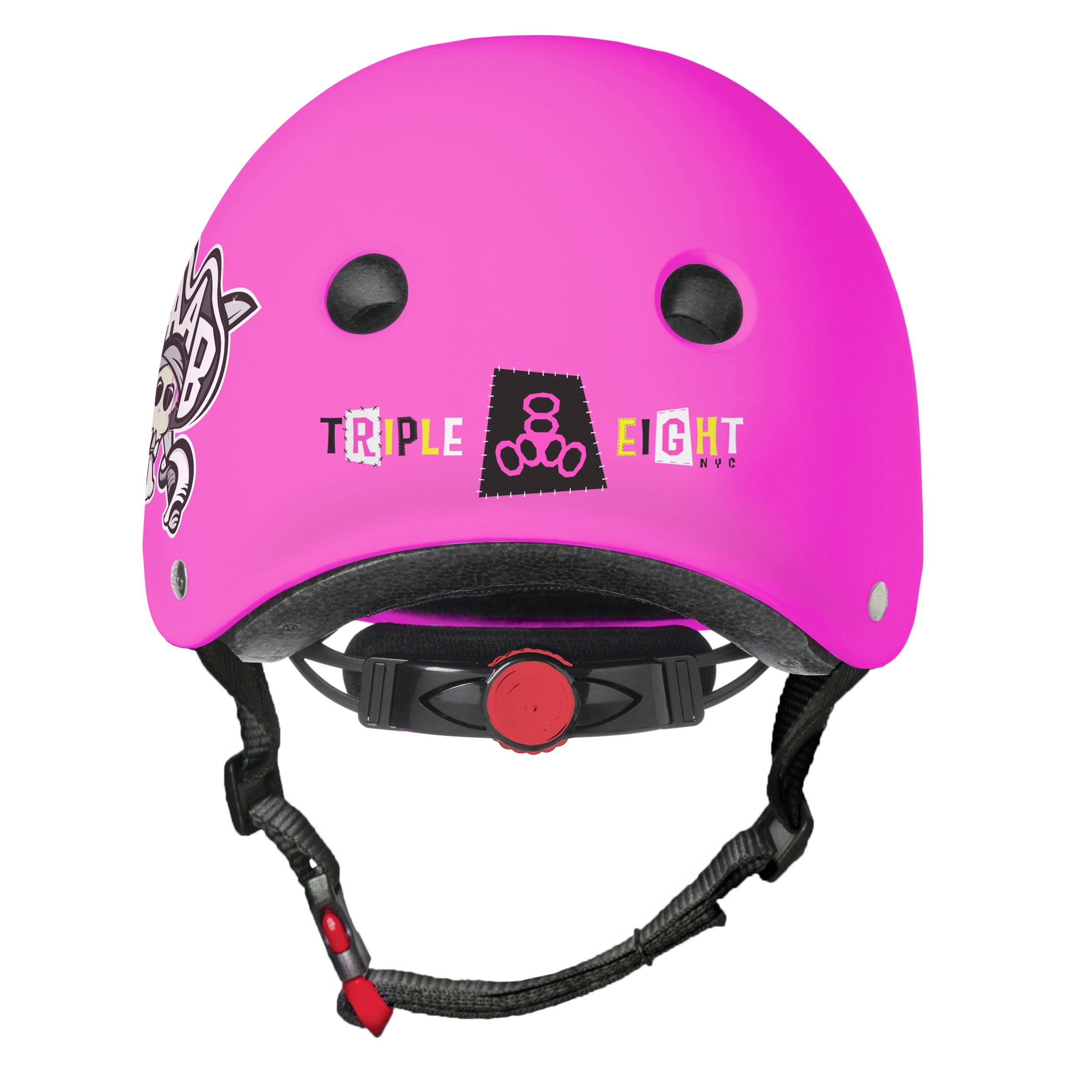 Шлем Triple8 Lil 8 Staab Edition - Neon Pink цена 1707.75 грн - фотография 2