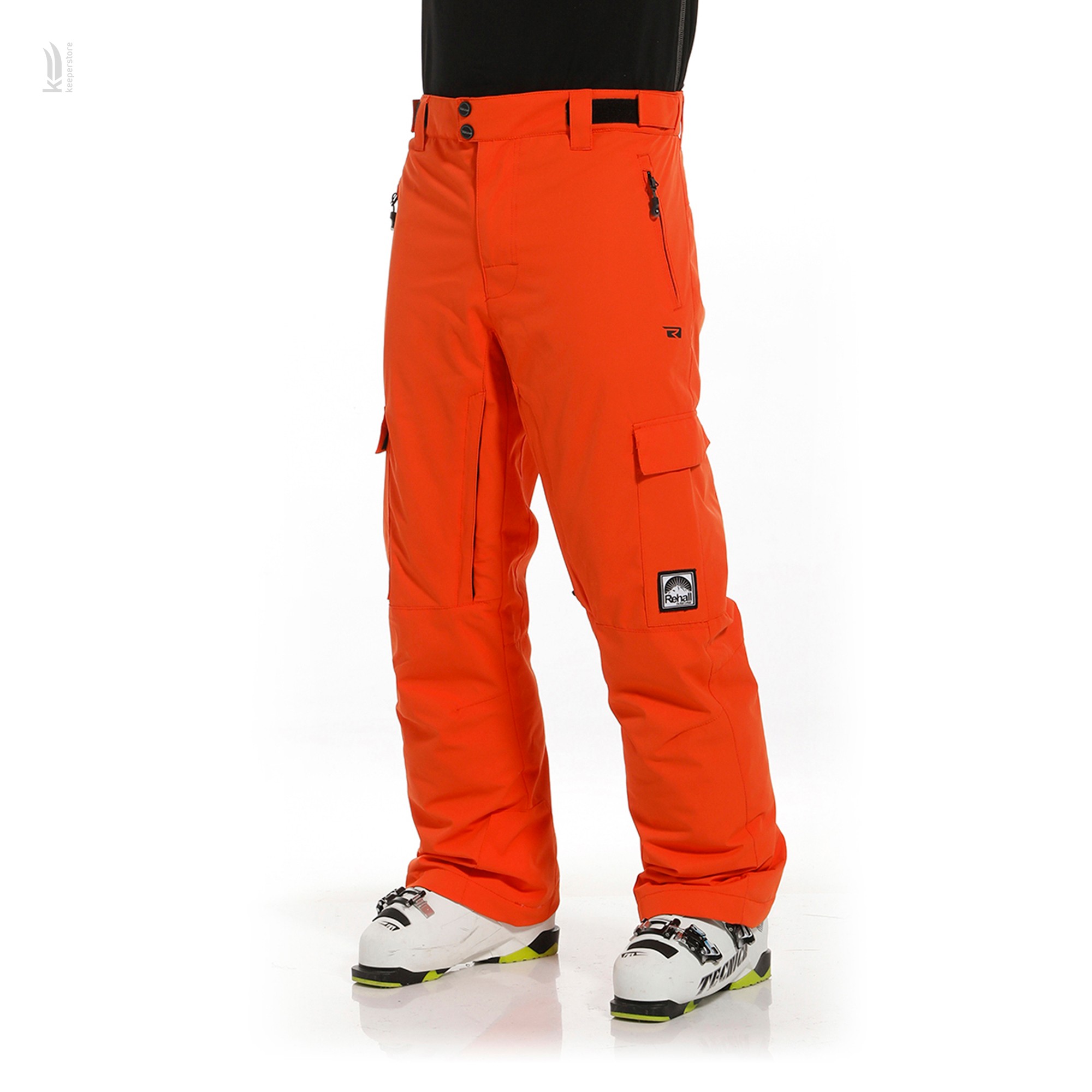 Купити чоловічі сноубордистські штани Rehall EDGE-R Snowpants Mens Vibrant Orange (M) в Києві