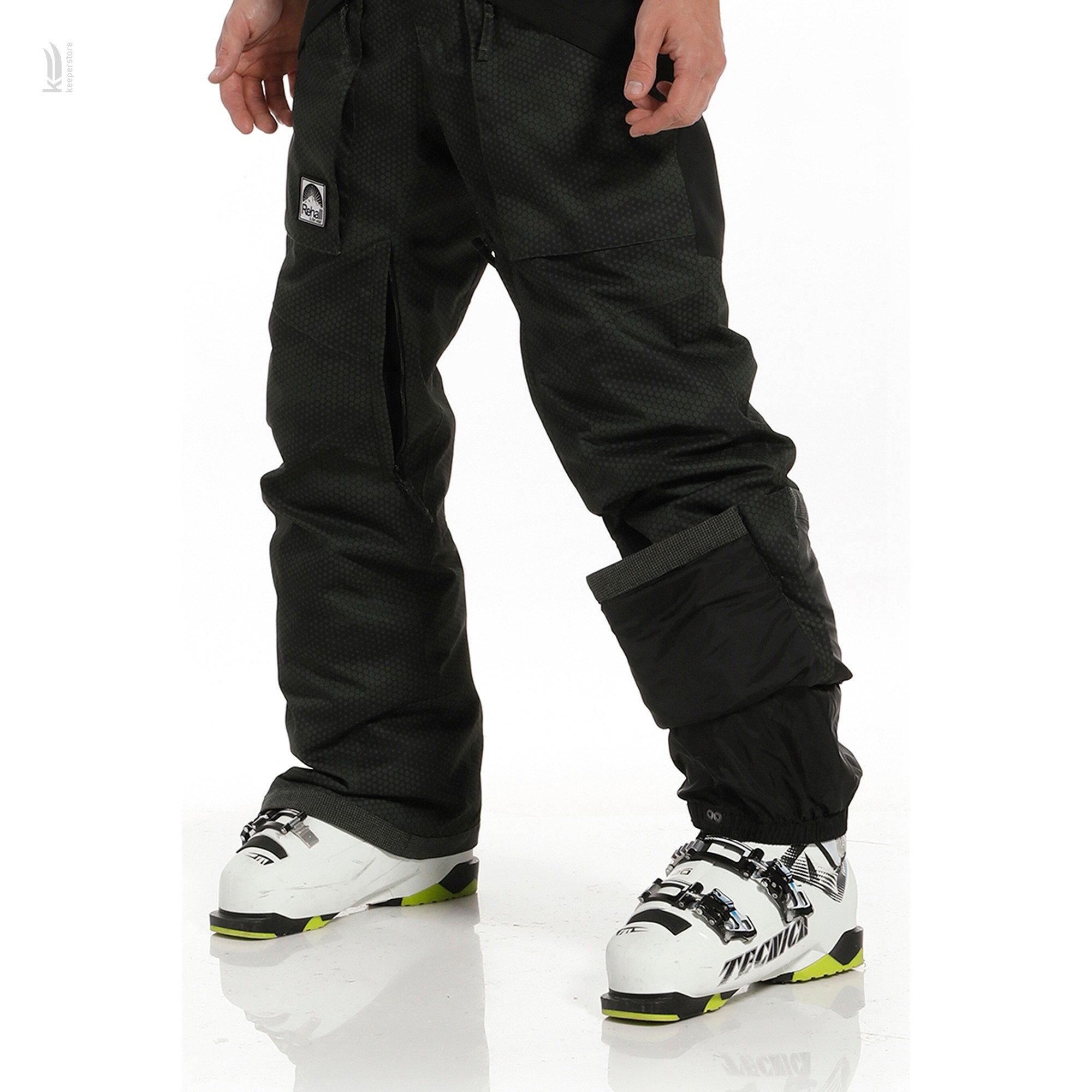 Мужские сноубордические штаны Rehall DIGGER-R Snowpants Mens Honeycomb Camo Olive (M)