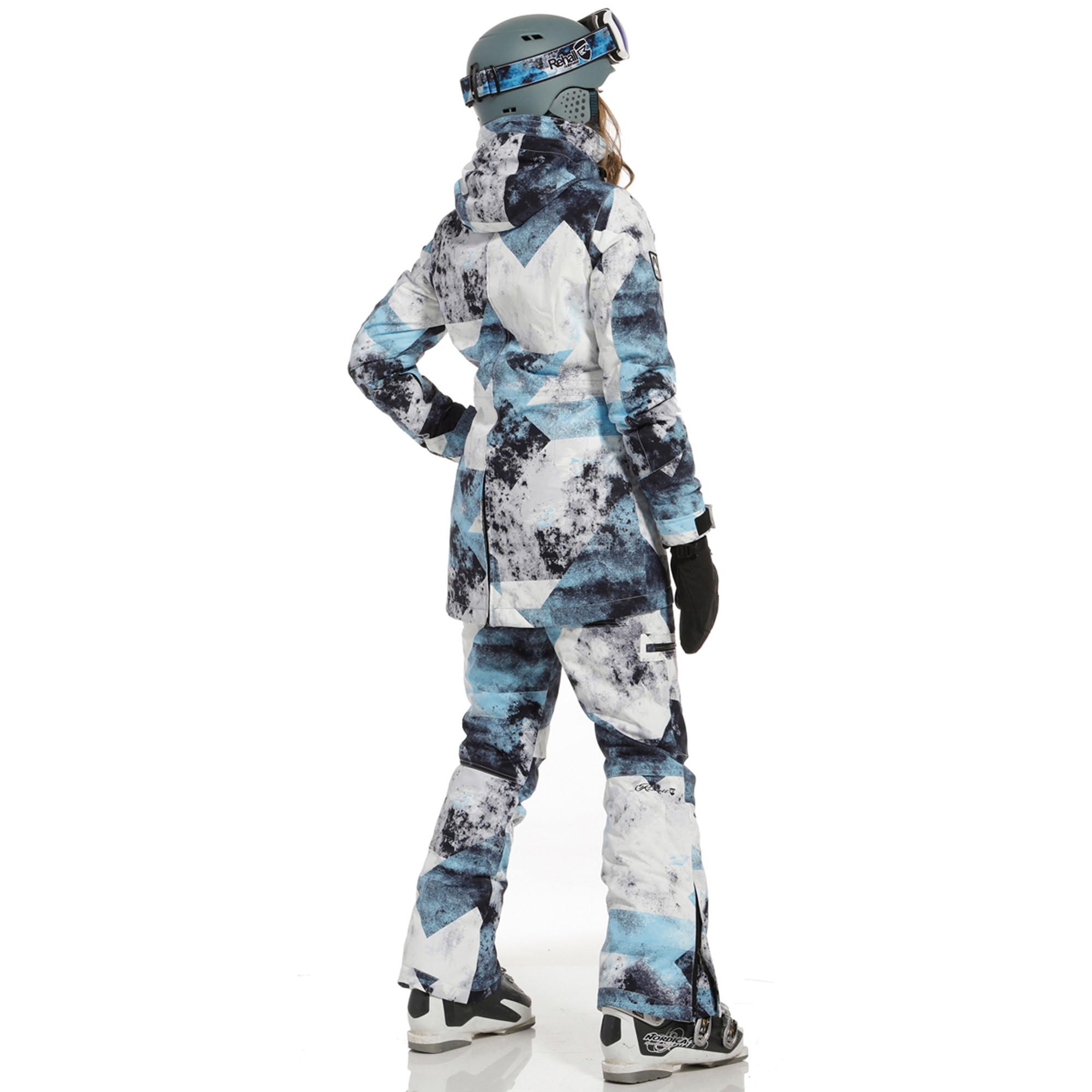 Куртка Rehall HAYLEY-R Parka Womens Graphic Mountains Blue-White (S) відгуки - зображення 5
