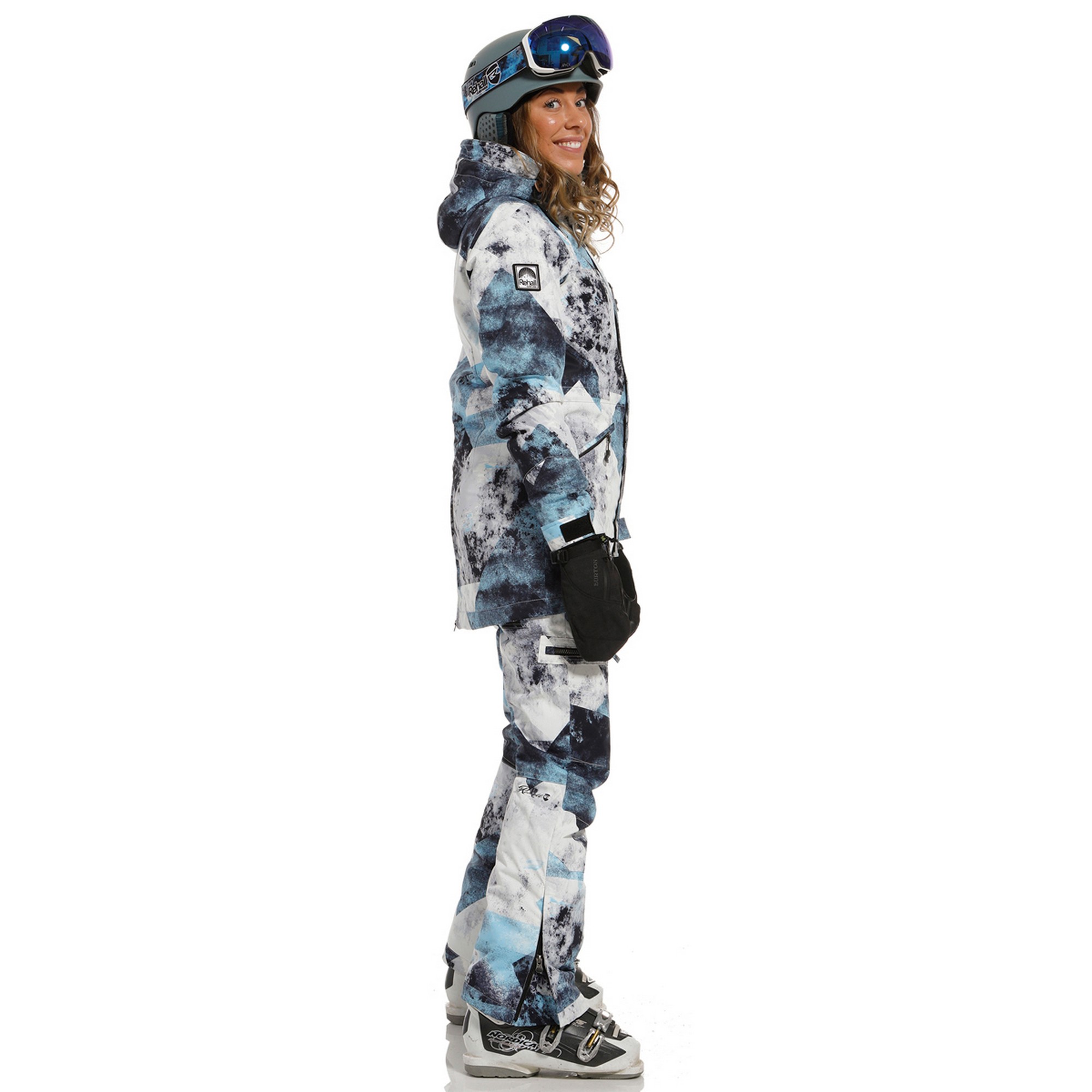 Куртка Rehall HAYLEY-R Parka Womens Graphic Mountains Blue-White (S) характеристики - фотографія 7