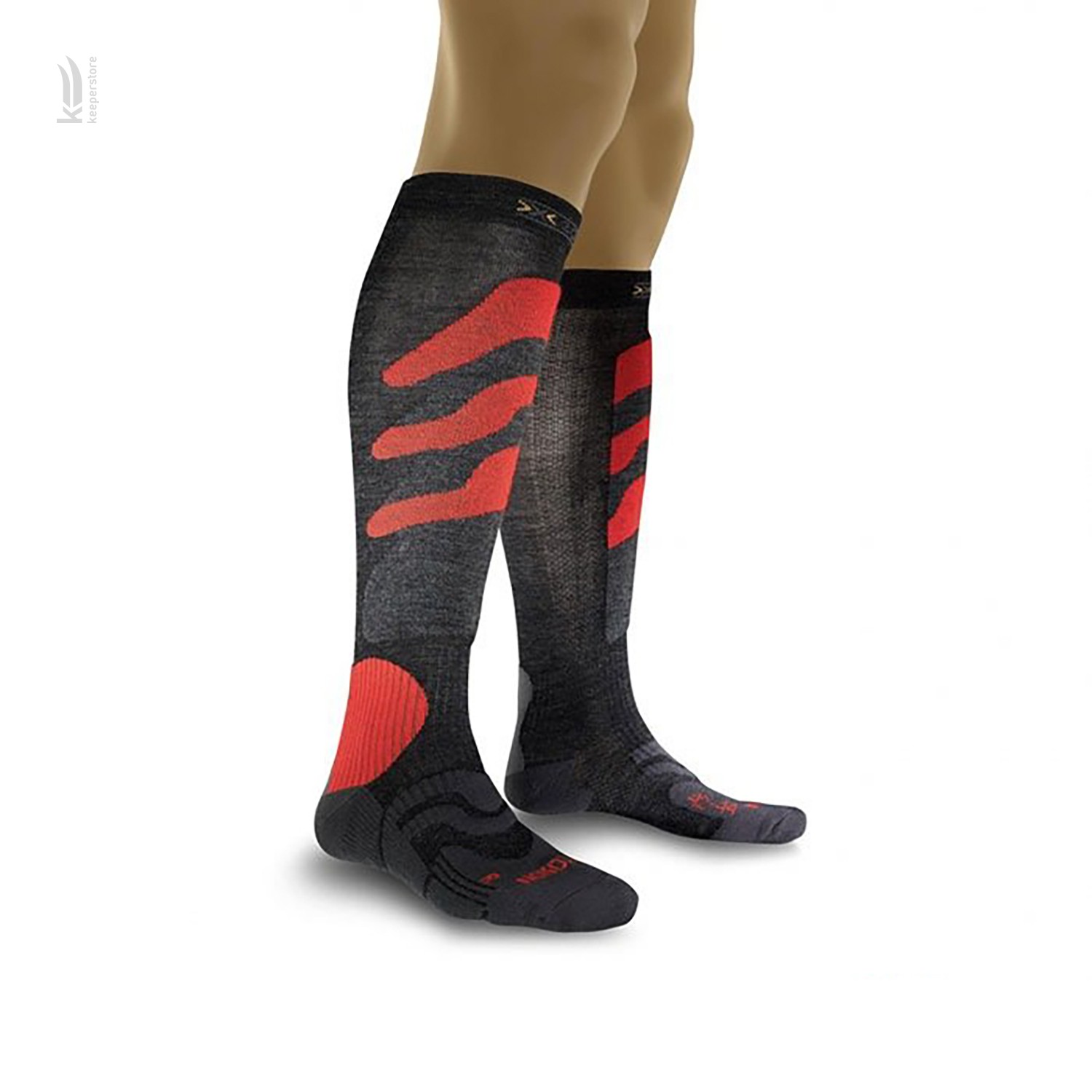Носки для взрослых X-Socks Ski Precision Anthracite / Red
