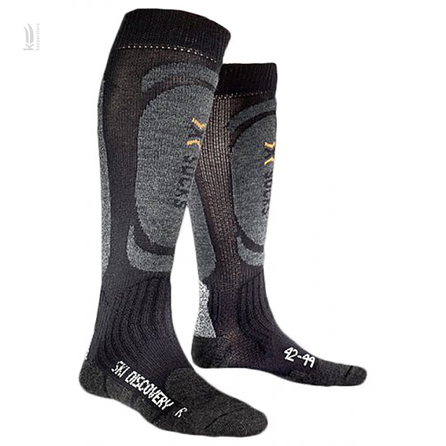 Полиэстеровые носки X-Socks Ski Discovery Black / Anthracite (45-47)