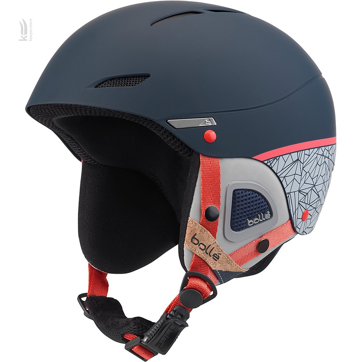 Защитный шлем для взрослых Bolle Juliet Navy & Rose (S)