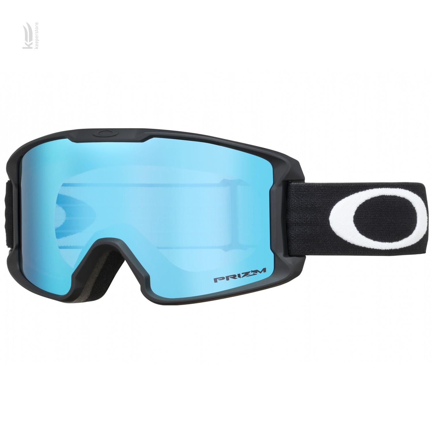 Лыжная маска для пасмурной погоды Oakley Line Miner Black / Prizm Sapphire Iridium