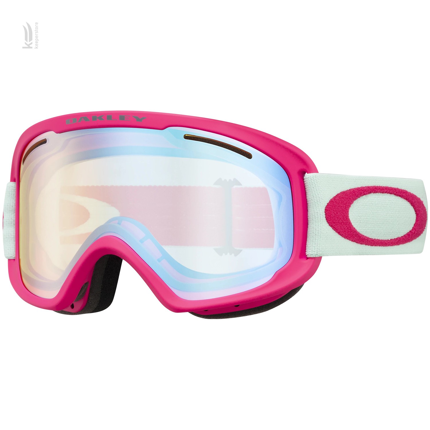 Лыжная маска для пасмурной погоды Oakley O Frame 2.0 Pro XM Strong Red Jasmine HI Yellow Iridium & Dark Grey
