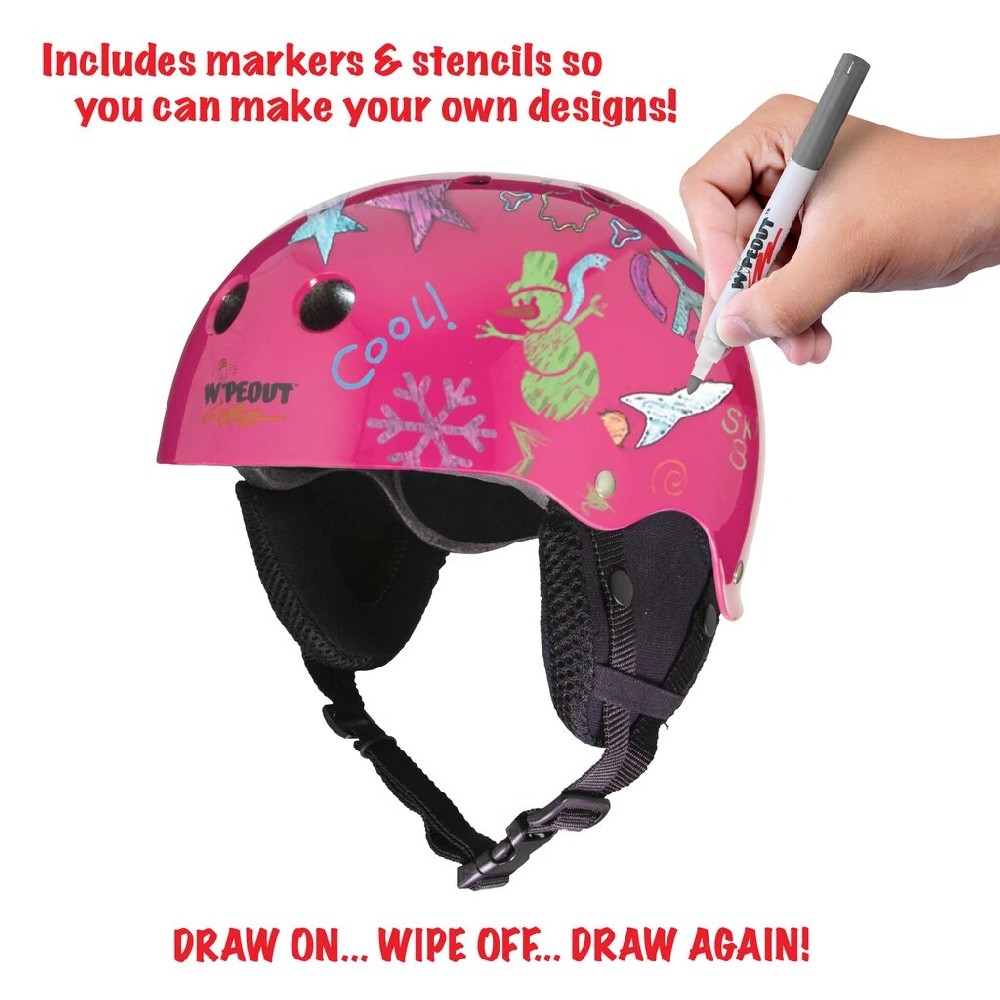 продаём Triple8 Wipeout Snow Deluxe Helmet Neon Pink (8+) в Украине - фото 4