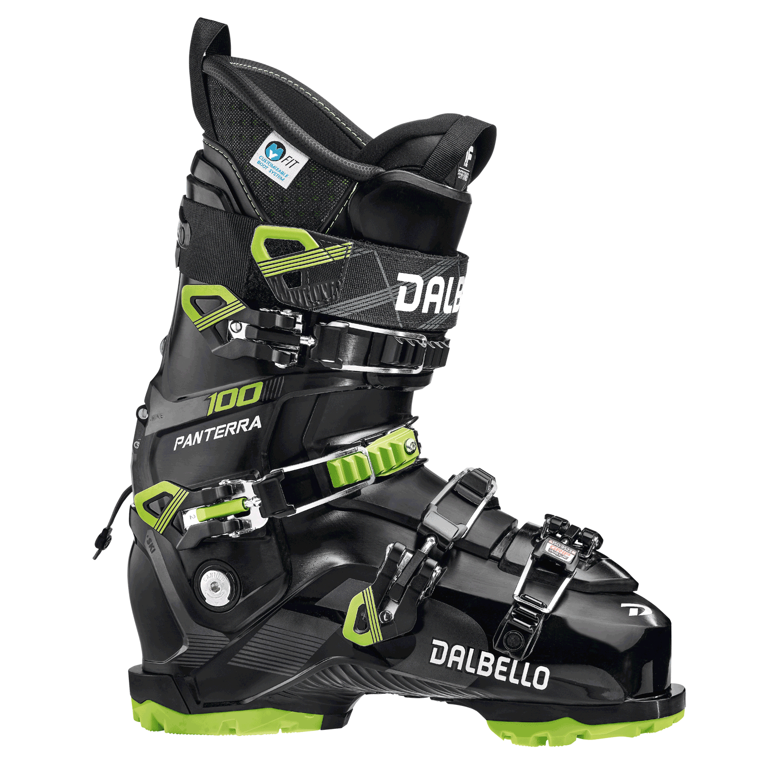 Универсальные лыжные ботинки Dalbello Panterra 100 GW Black/Lime (285)