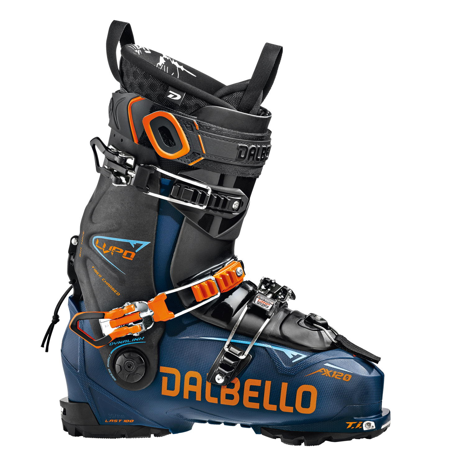 Характеристики горнолыжные ботинки Dalbello Lupo AX 120 Sky Blue/Black (275)