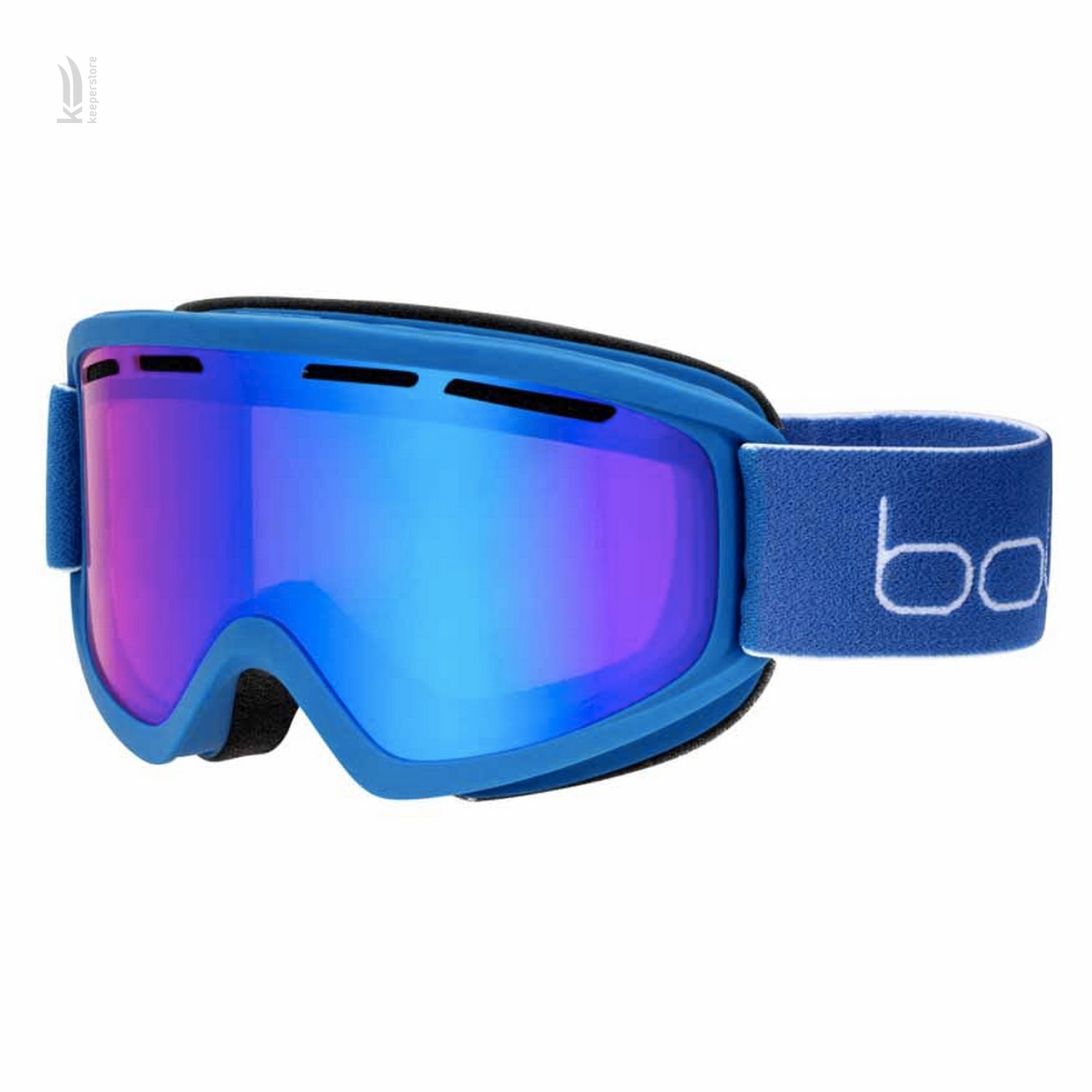 Лыжная маска с УФ защитой Bolle Freeze Plus Yale Blue Matte Light Vermilion Blue 20/21
