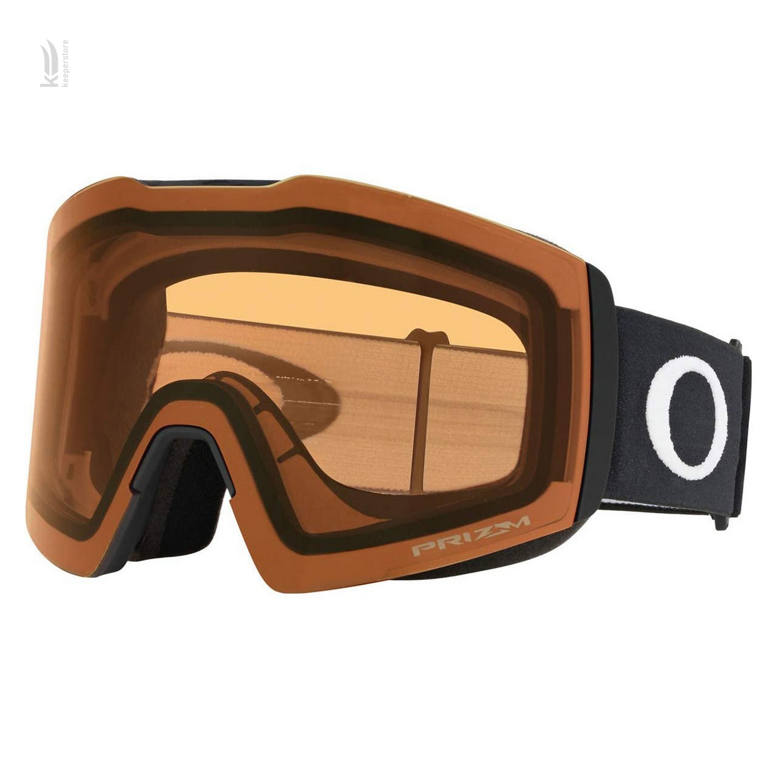 Лыжная маска с УФ защитой Oakley Fall Line XL Matte Black / Prizm Persimmon