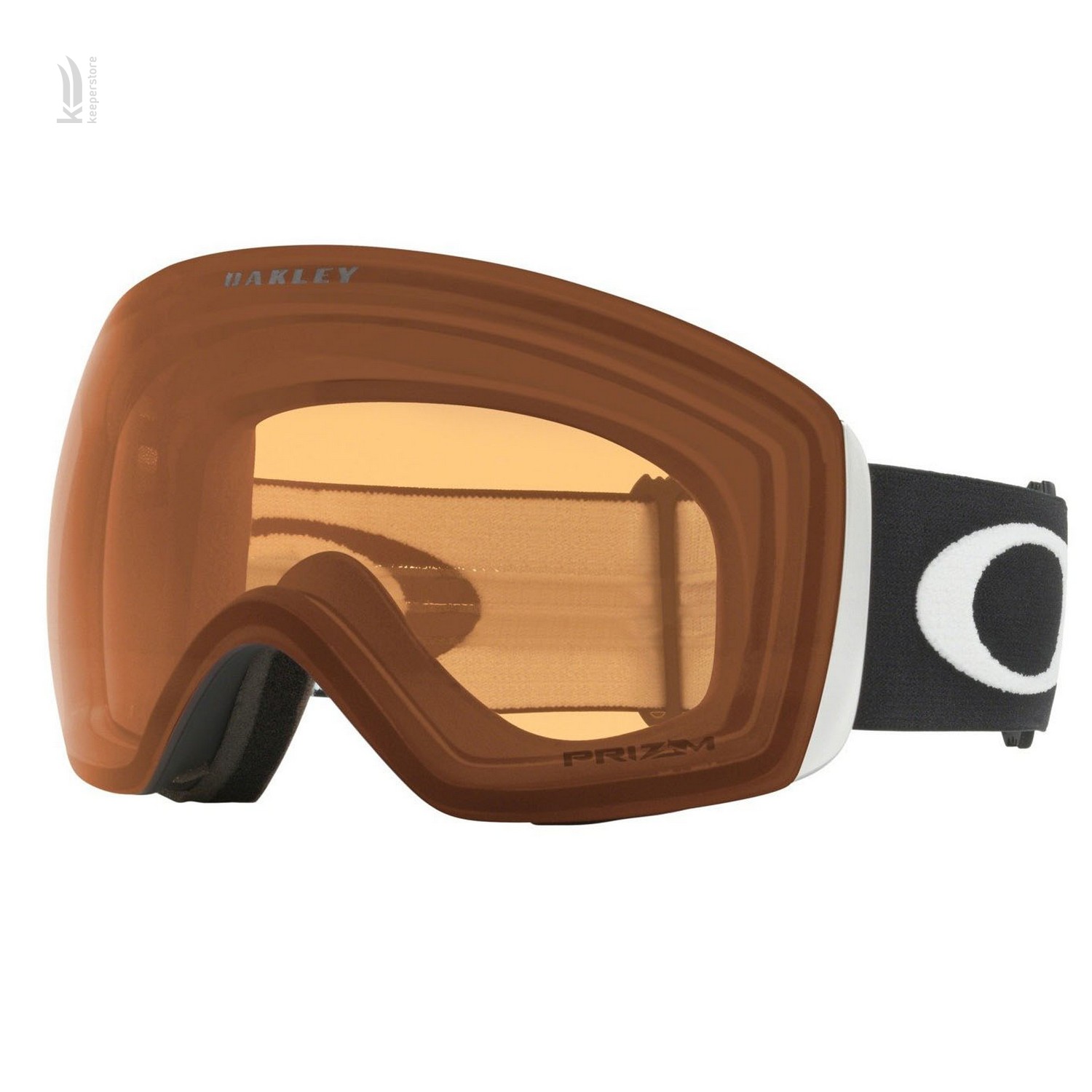 Лыжная маска для пасмурной погоды Oakley Flight Deck Matte Black / Prizm Persimmon